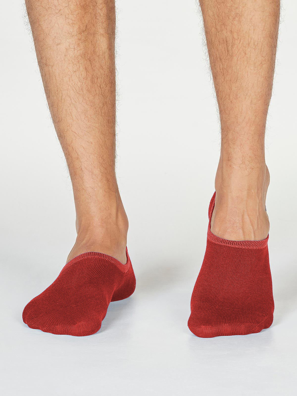 No Show Socks - Hibiscus Red