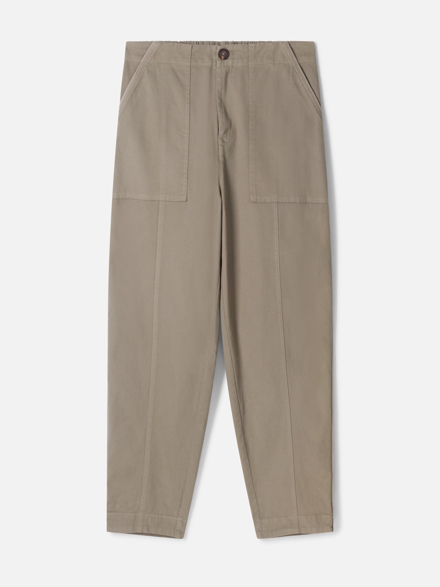 Lilivere Organic Cotton Carpenter Trousers - Olive Green