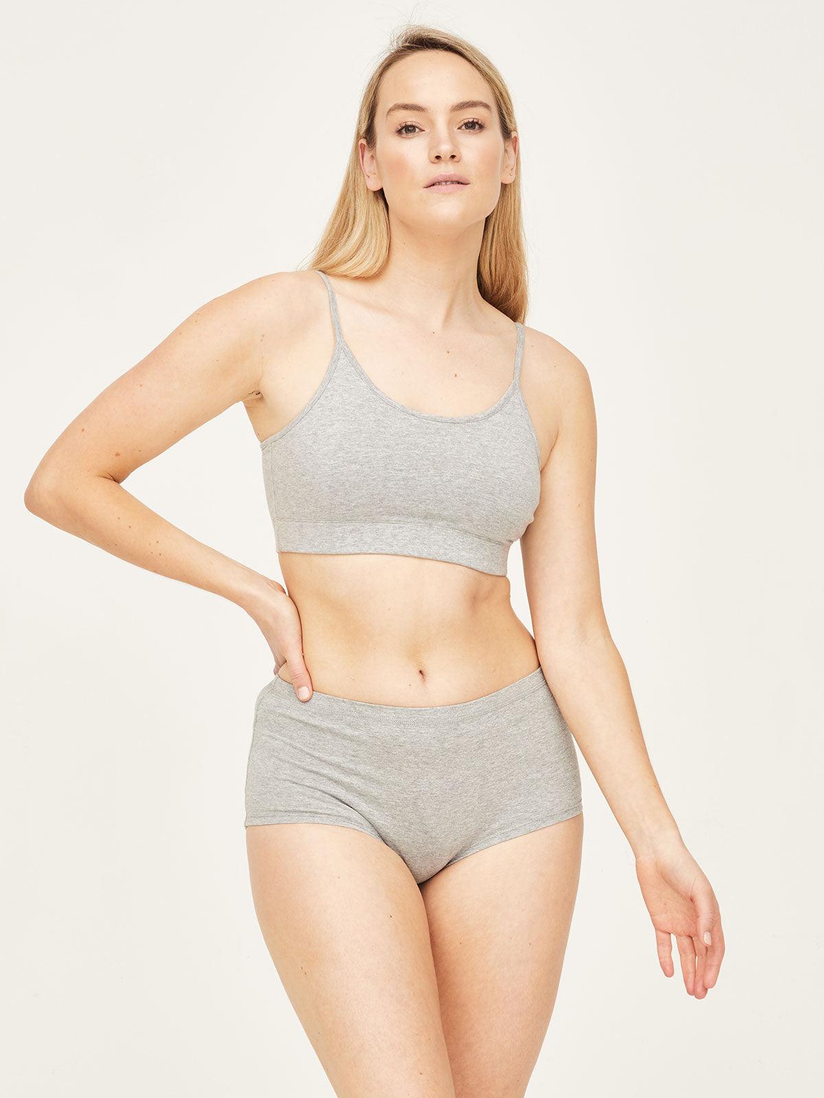 GOTS Organic Cotton High Waisted Jersey Brief - Thought Clothing UK