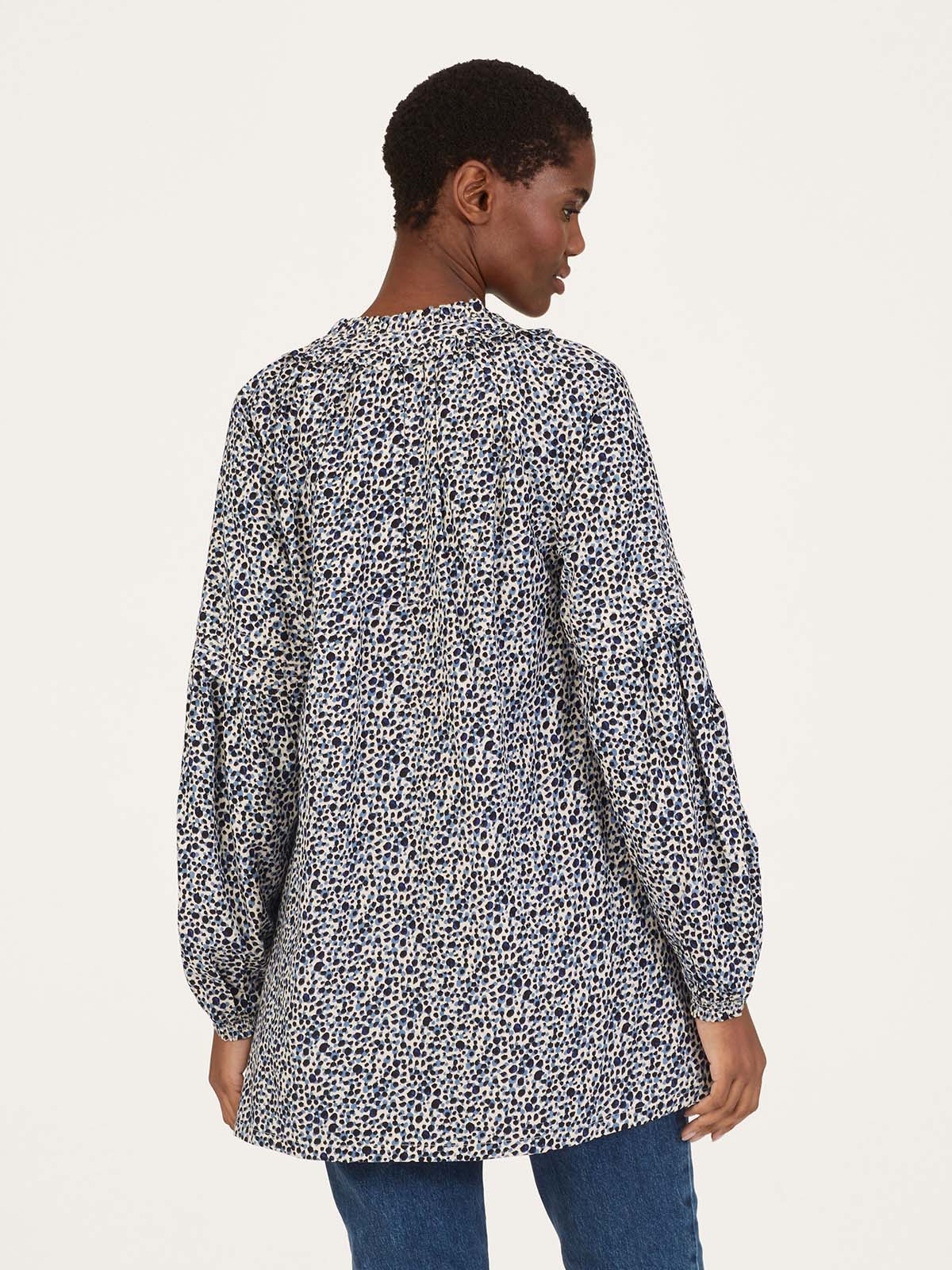 Acate Lenzing™ Ecovero™ Printed Dobby Tunic Dress - Multi