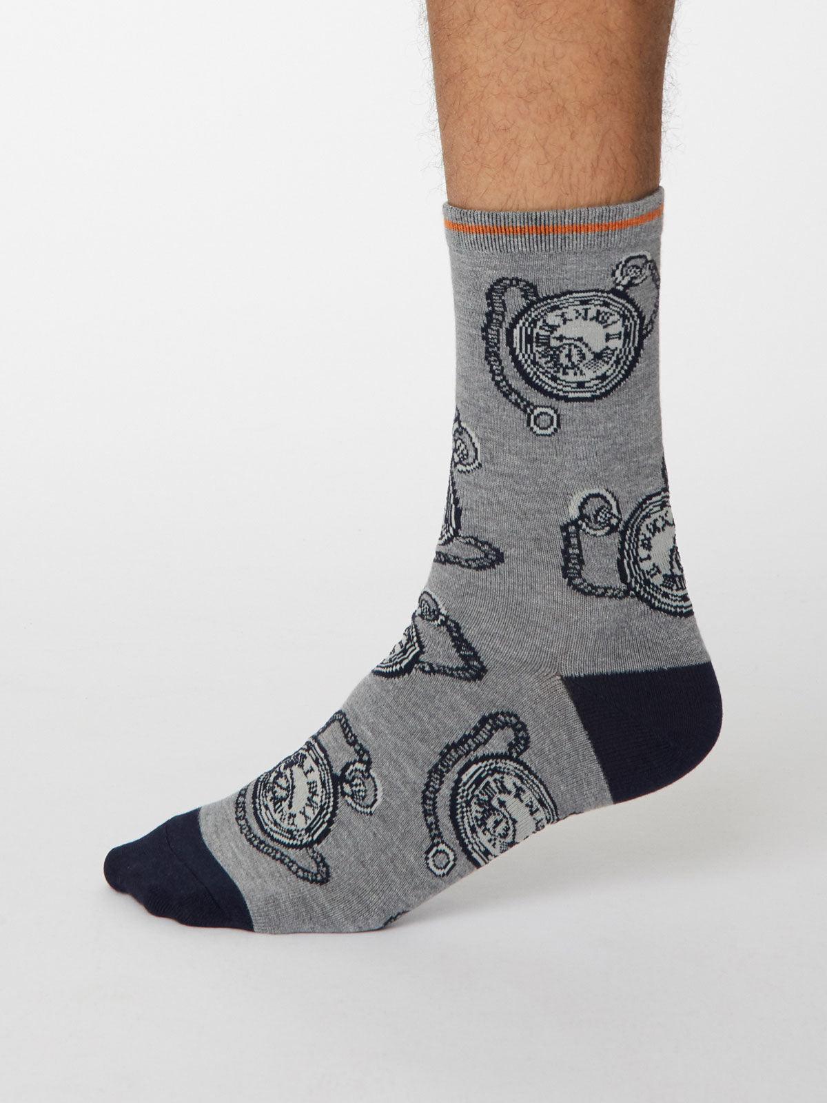 Momento Socks - Mid Grey Marle - Thought Clothing UK