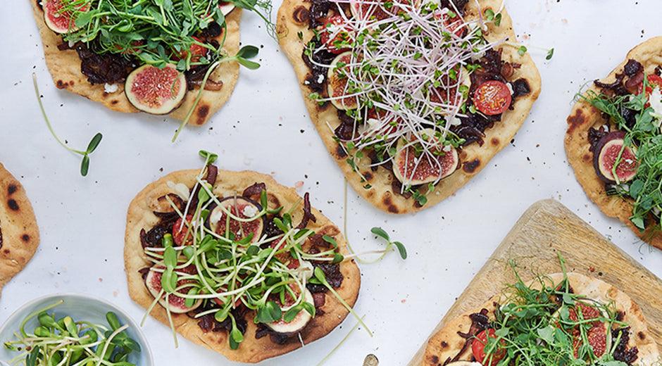 thought-clothing-Fig-Caramelised-Onion-Flat-Breads-with-Microgreens-Recipe-Blog