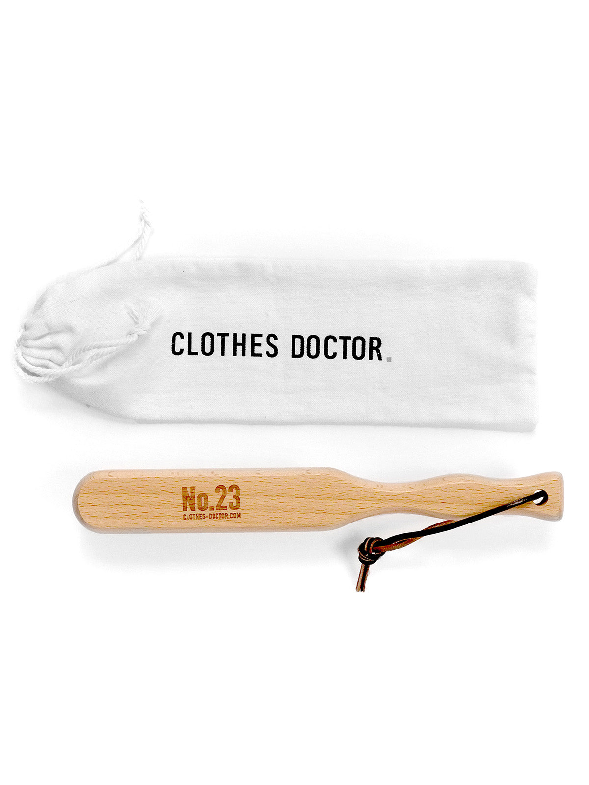 Clothes Doctor Natural Bristle Clothes Brush - SILVER