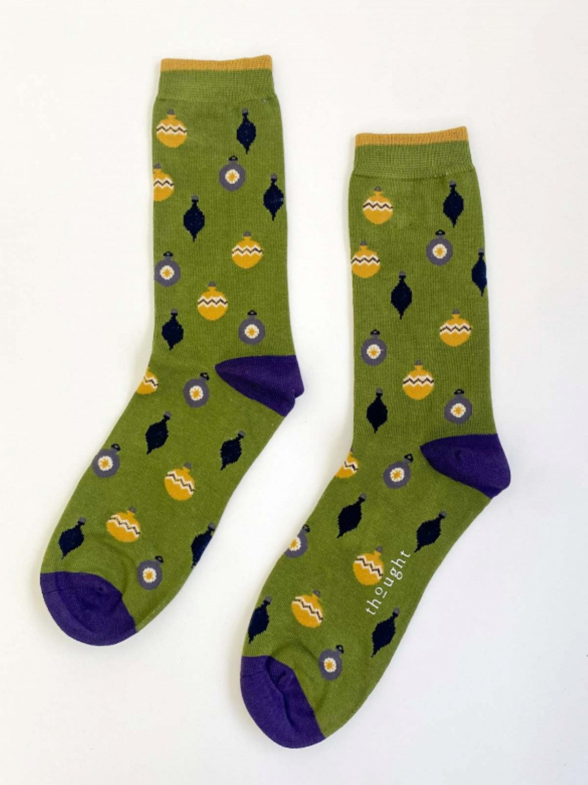Bauble Spot Socks - Olive