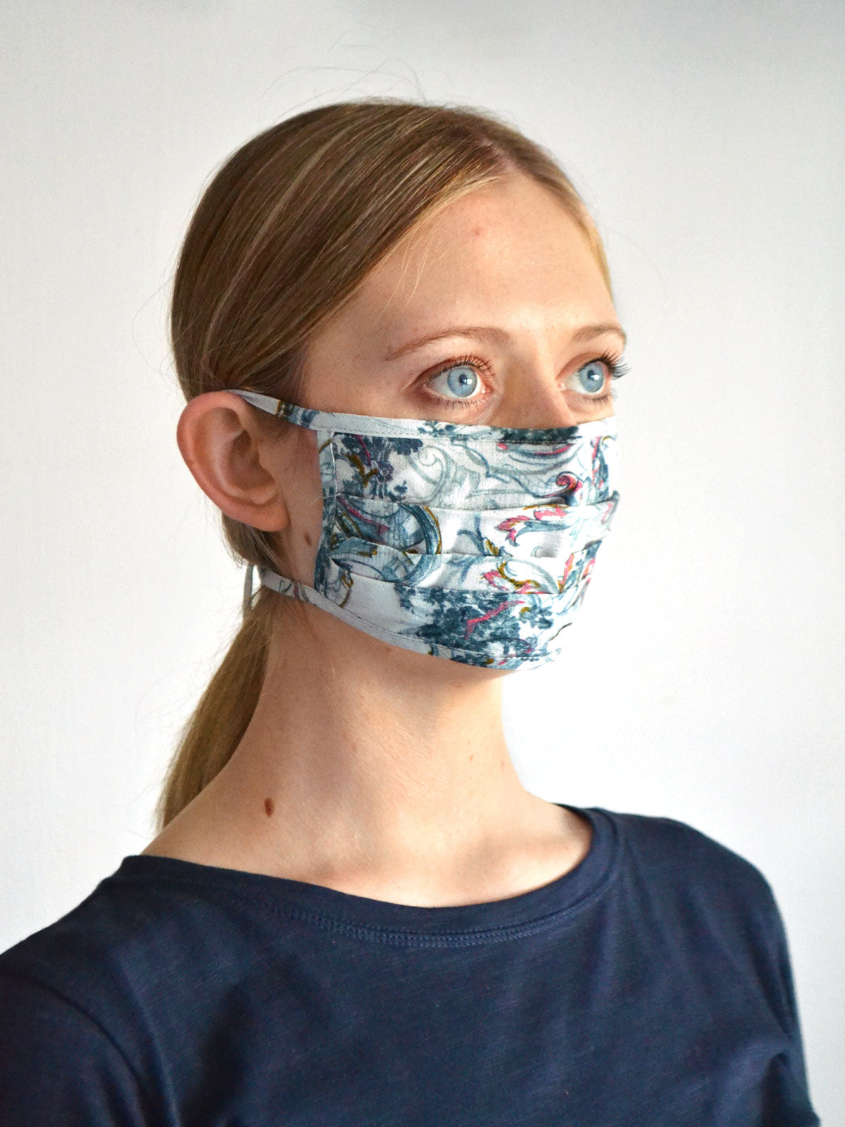 Organic Cotton Non-Medical Face Mask - Anzio Floral Multi