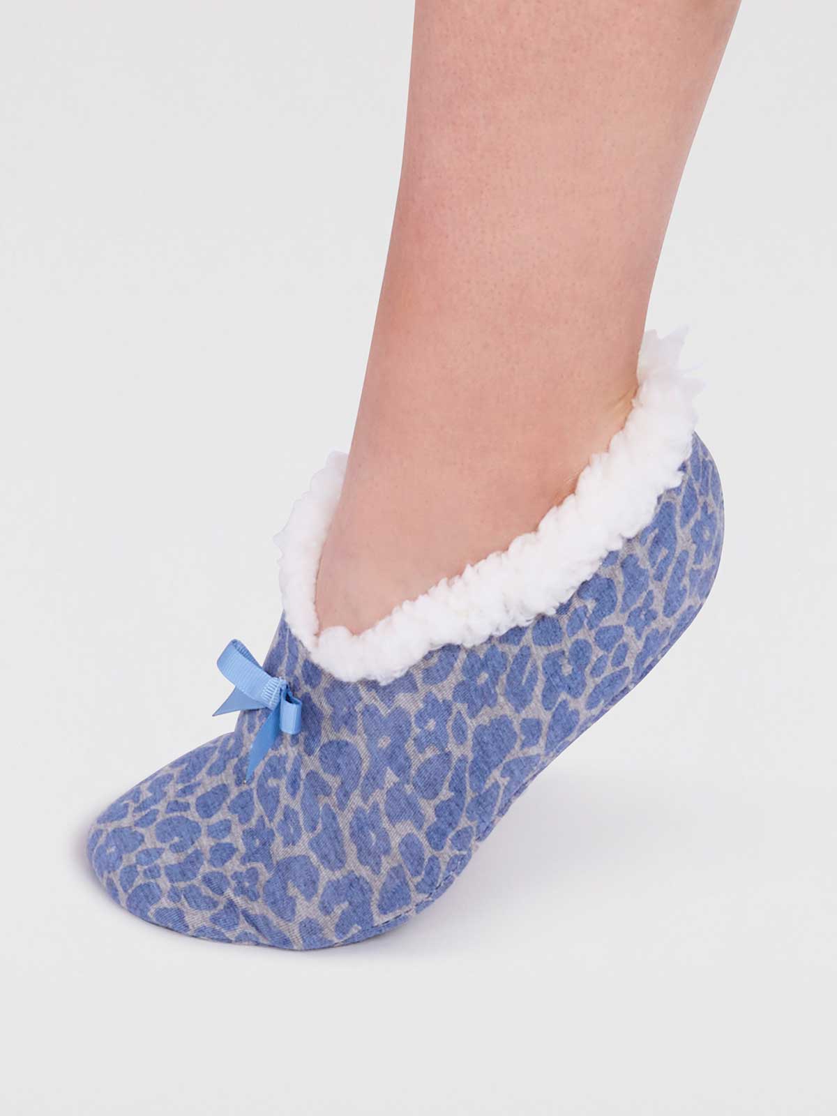 Esmeray Bamboo Slippers - Periwinkle Blue
