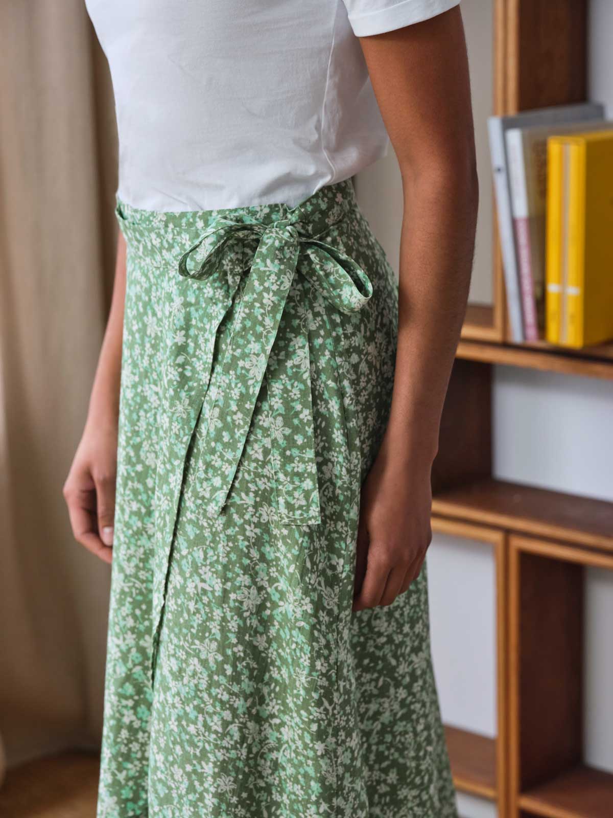 Cassia Tencel™  Floral Maxi Wrap Skirt