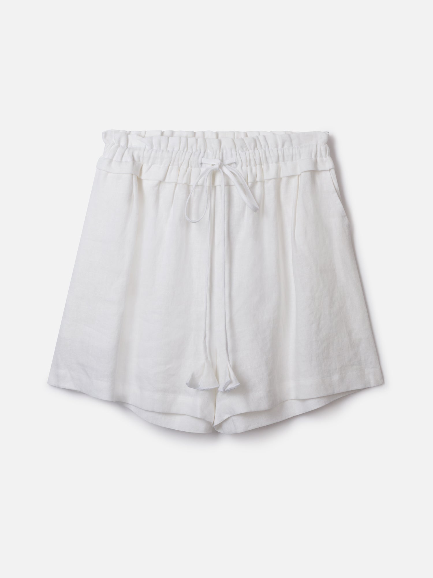 Lucianna Hemp Shorts - White