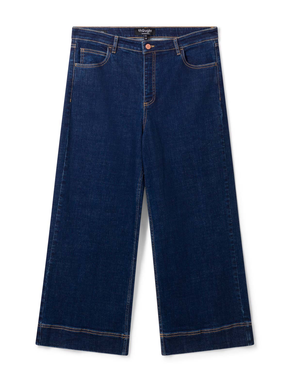 Dark blue deals denim culottes