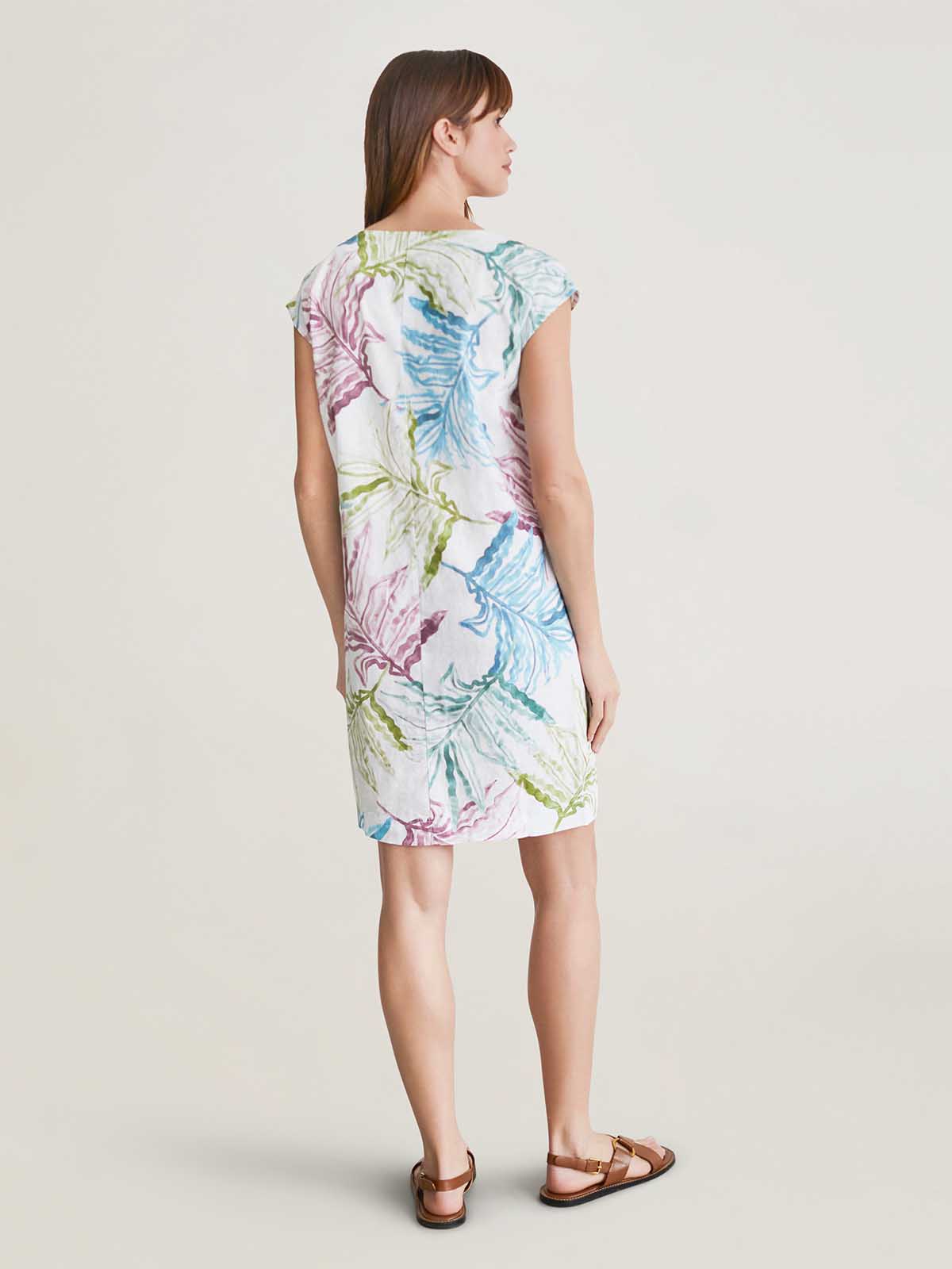 Laurel Hemp Watercolour Shift Dress - Multi