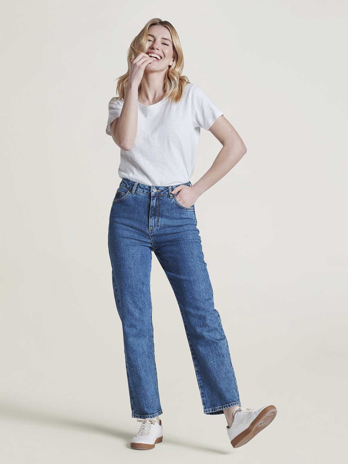 Essential Organic Cotton Straight Jeans