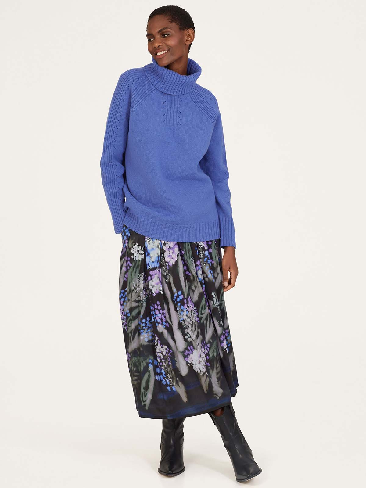 Crepe skirt deals