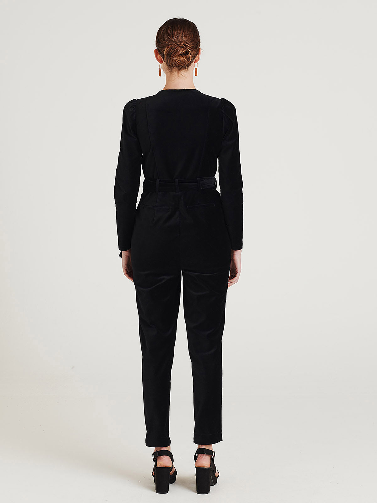 Formal deals velvet jumpsuit