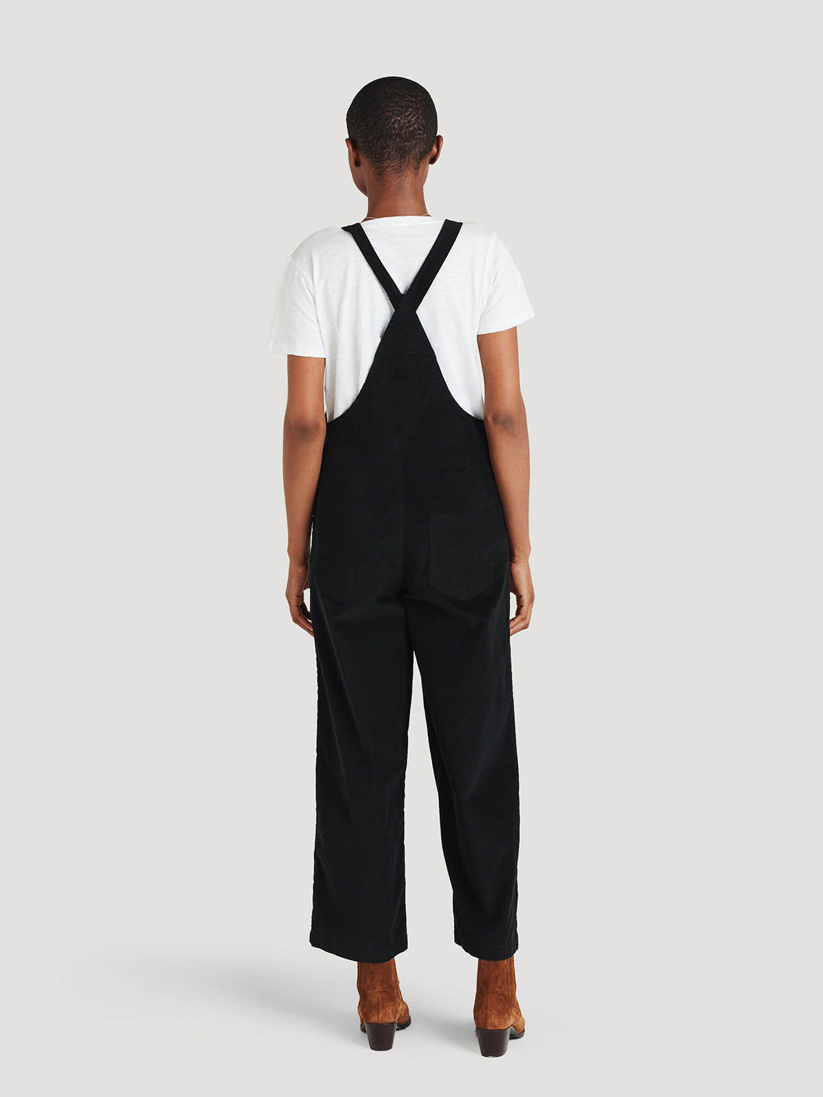 Cotton sales black dungarees