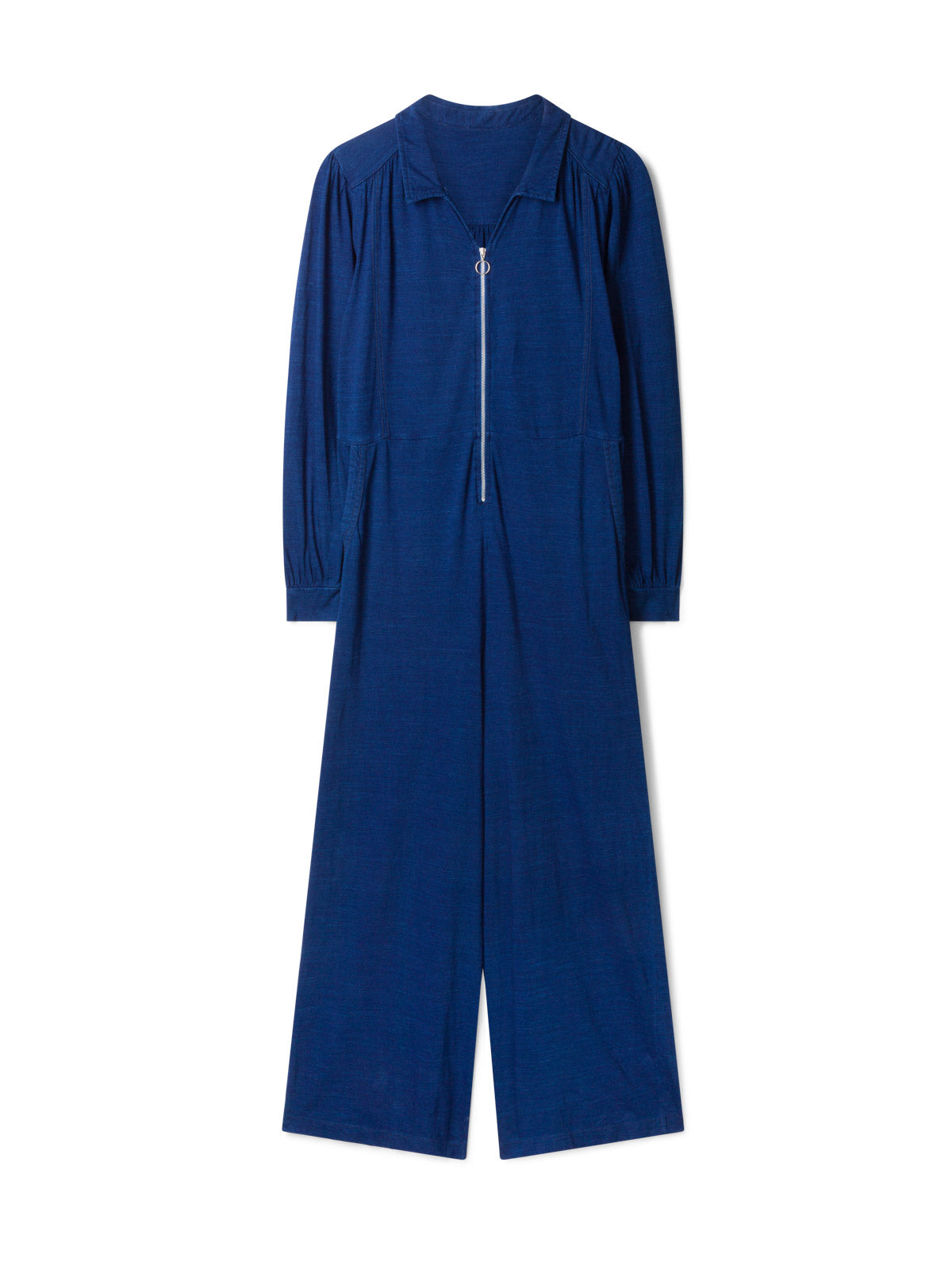 Amara Organic Cotton Denim Jumpsuit  - Blue