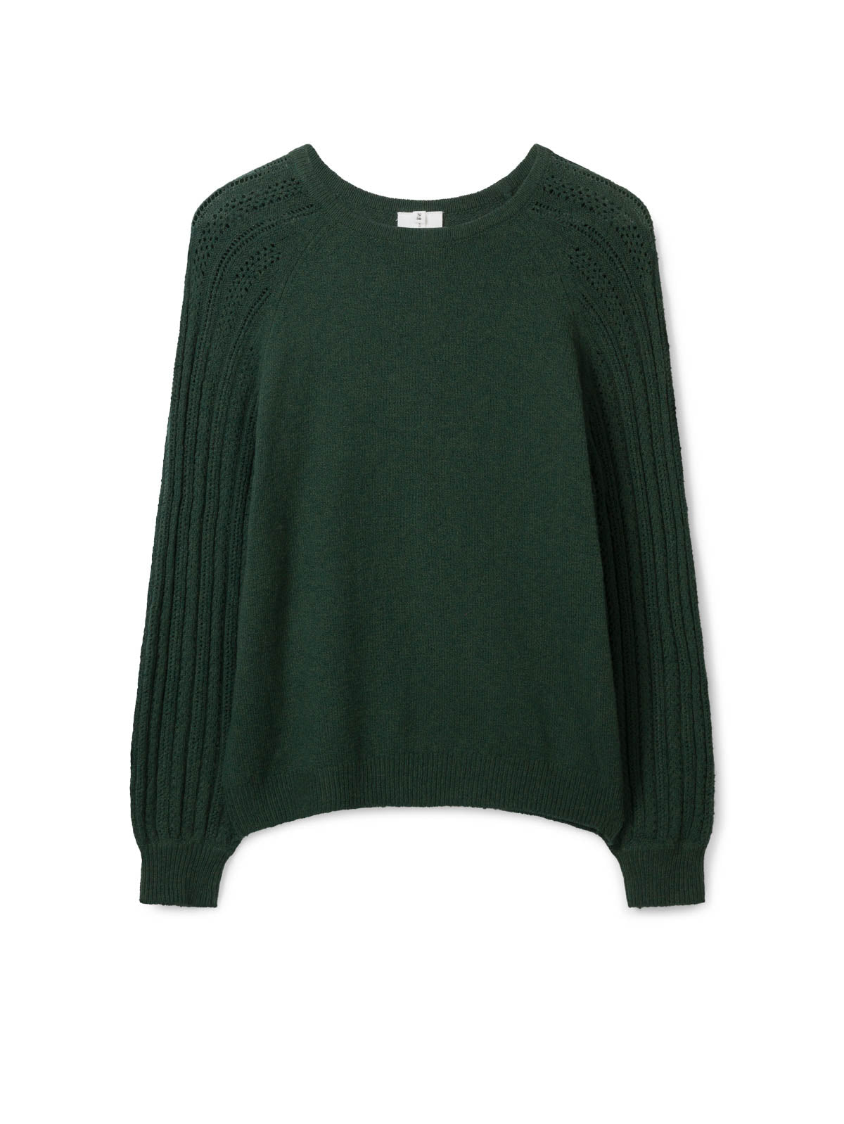 Fluffy clearance green jumper