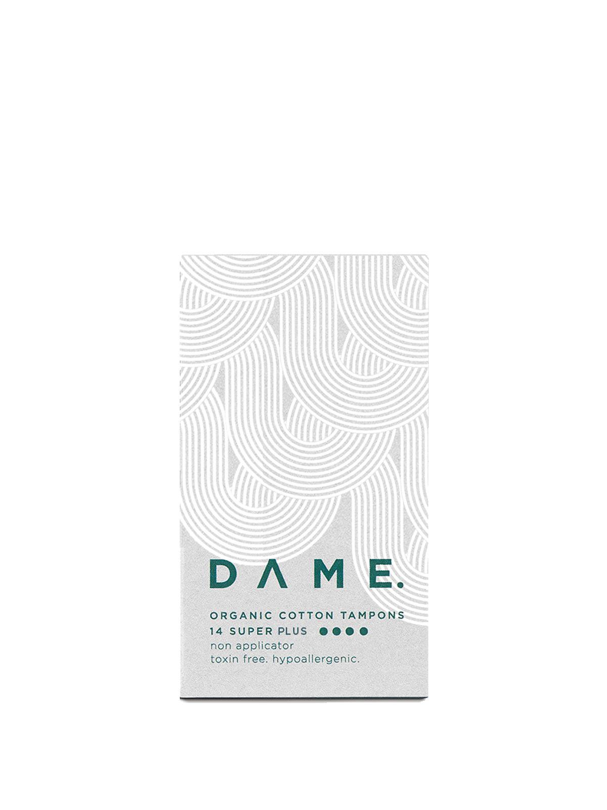 Dame Non-Applicator Super Plus Tampons - Thought Clothing UK