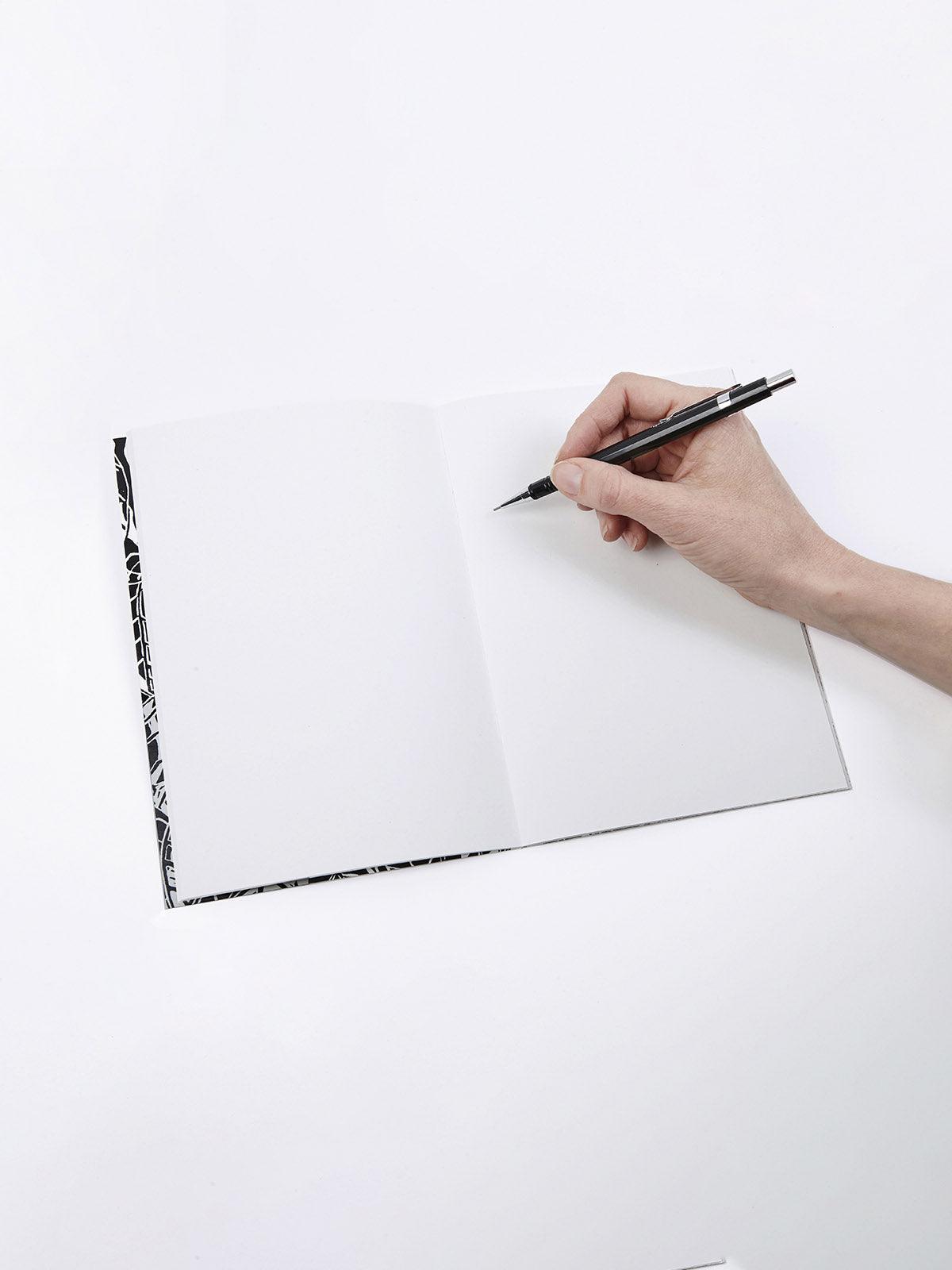 Studio Wald A5 Notebook & Folder Cobbles - BLACK - Thought Clothing UK