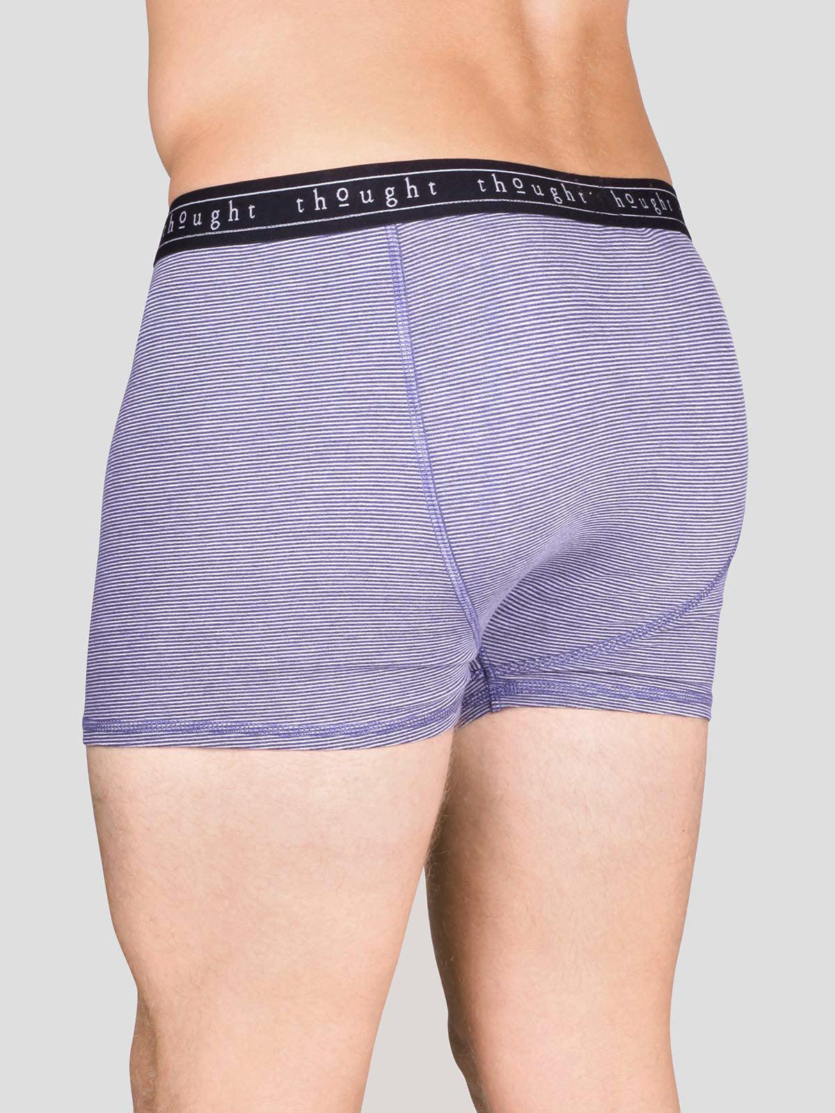 Michael Striped Bamboo Jersey Boxers - Thought Clothing UK