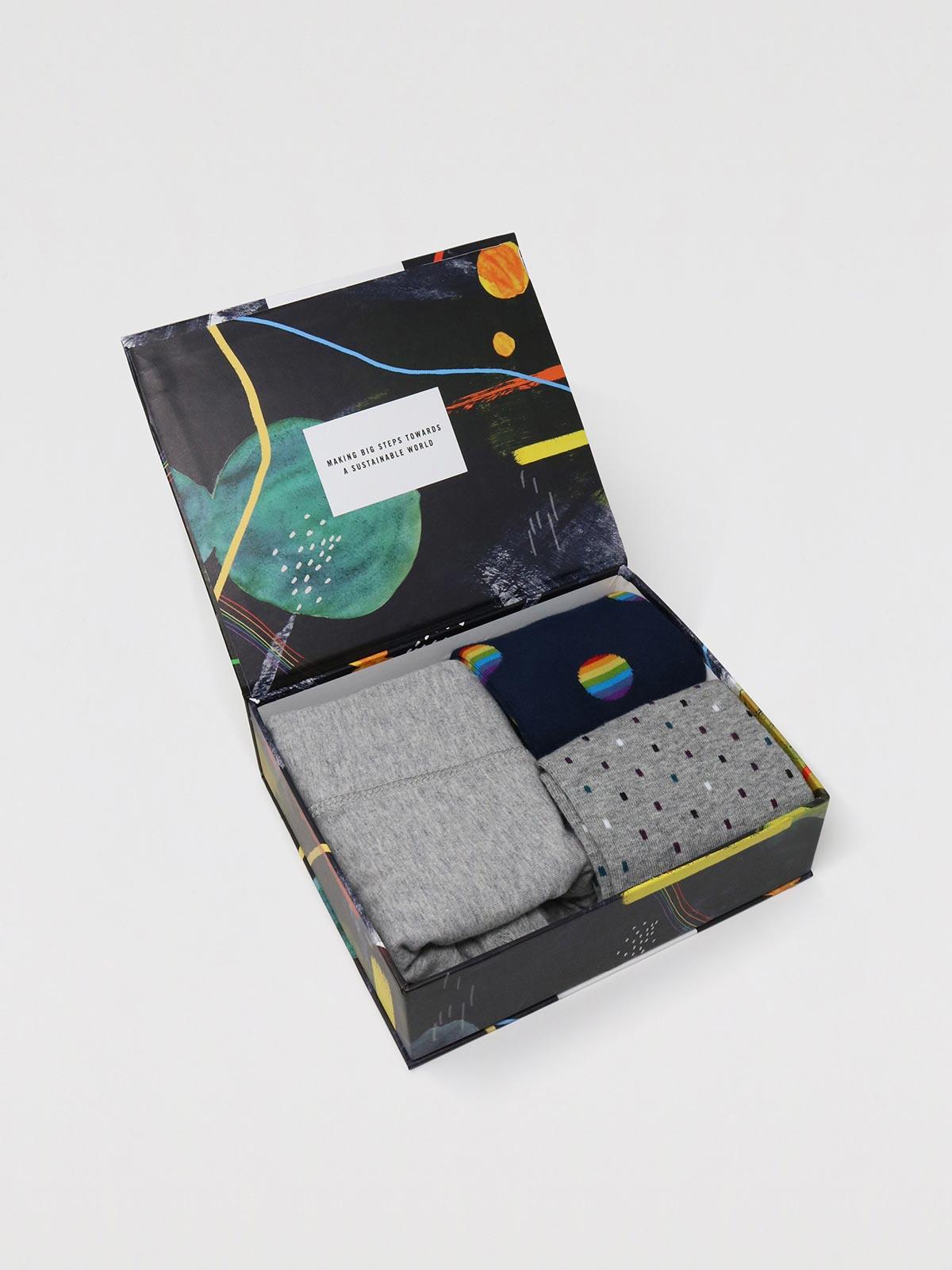 Doug GOTS Organic Cotton Gift Box - Multi - Thought Clothing UK