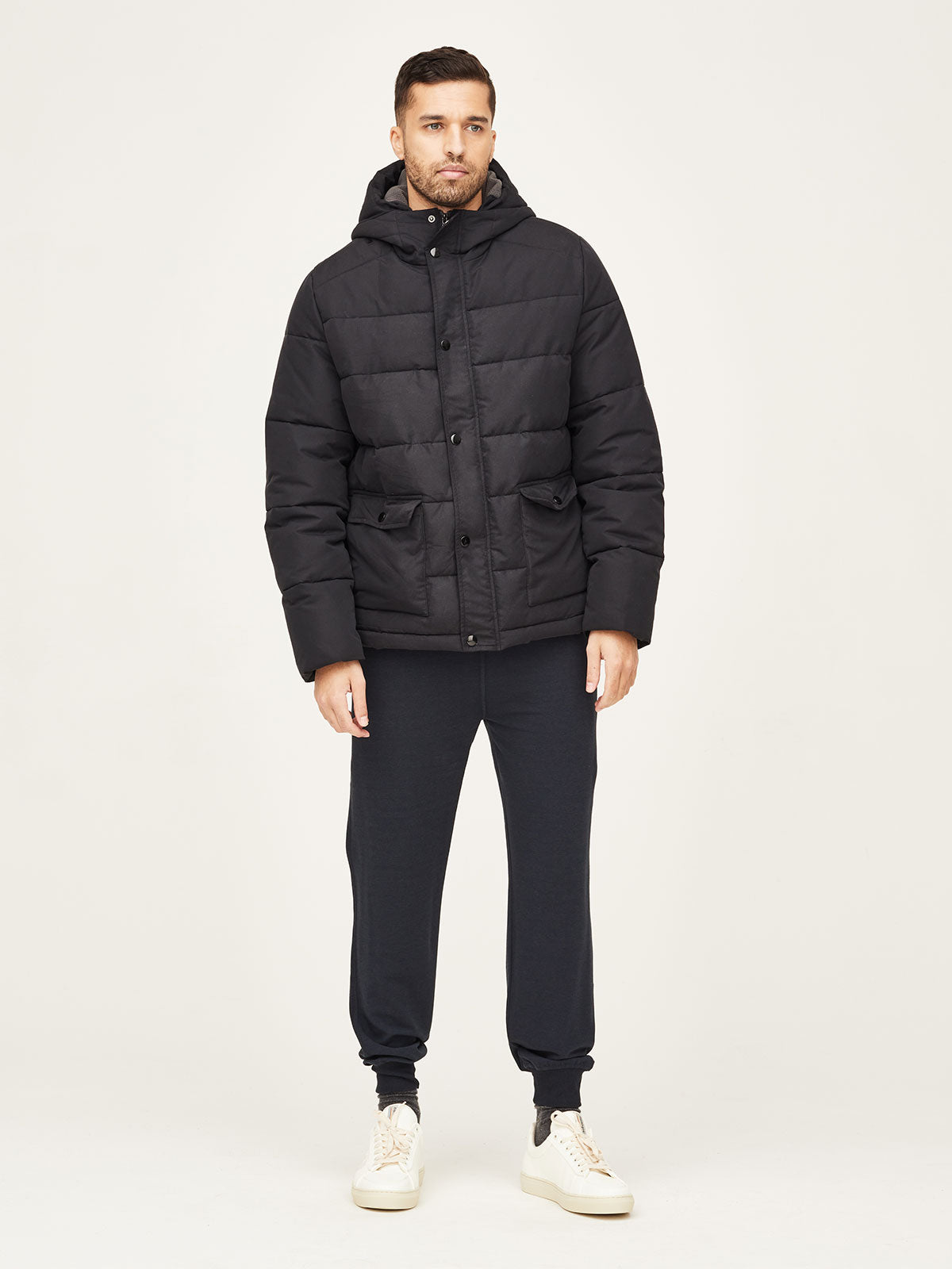 Mens short deals padded jacket
