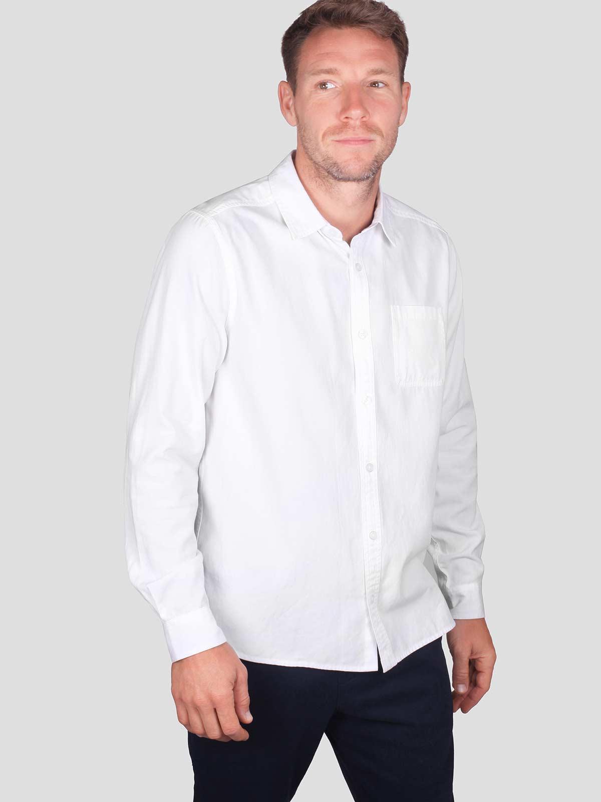 Arterton Shirt - White - Thought Clothing UK