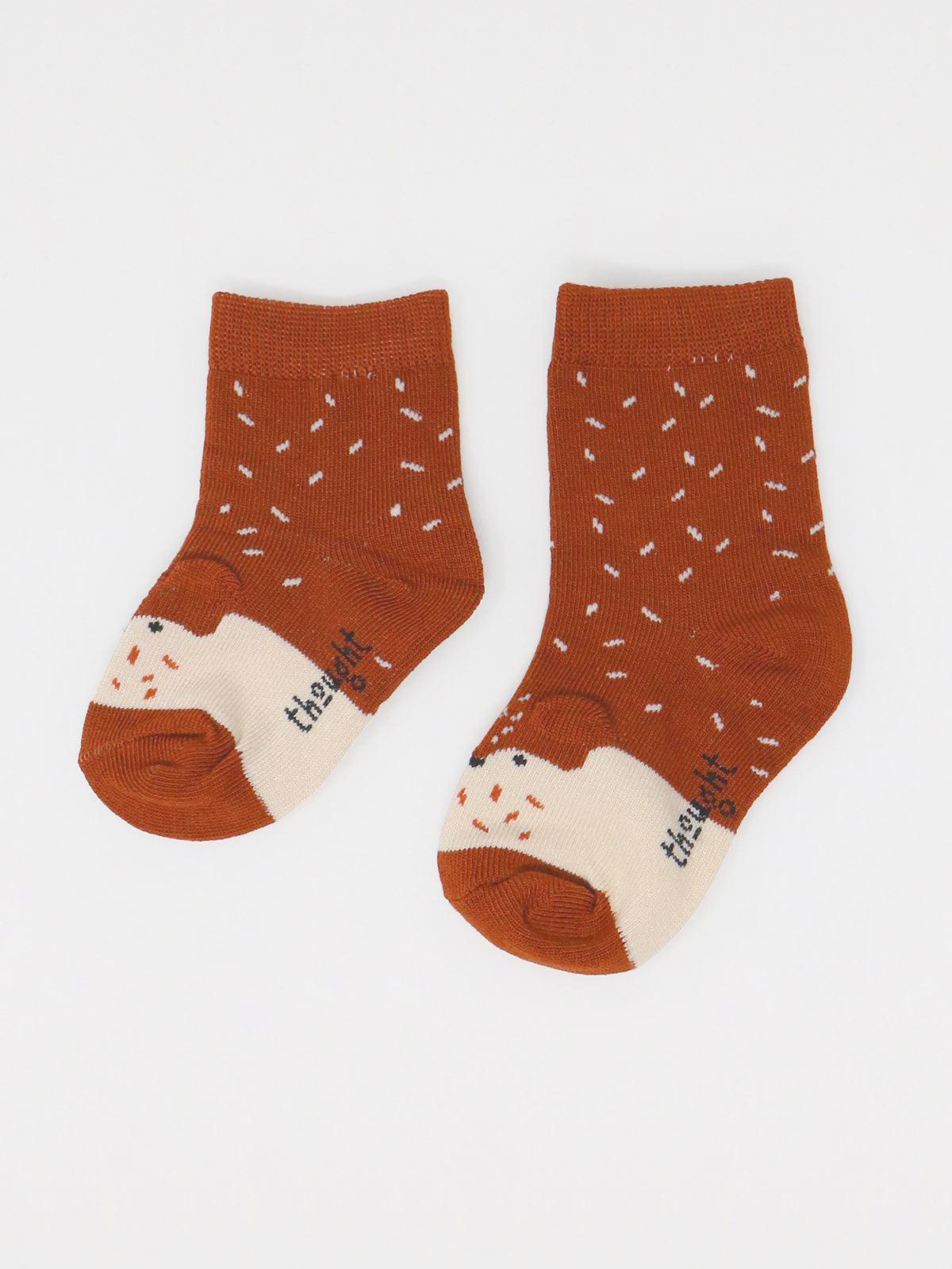 Orpha Animal Baby Bamboo 4 Sock Gift Box - Thought Clothing UK