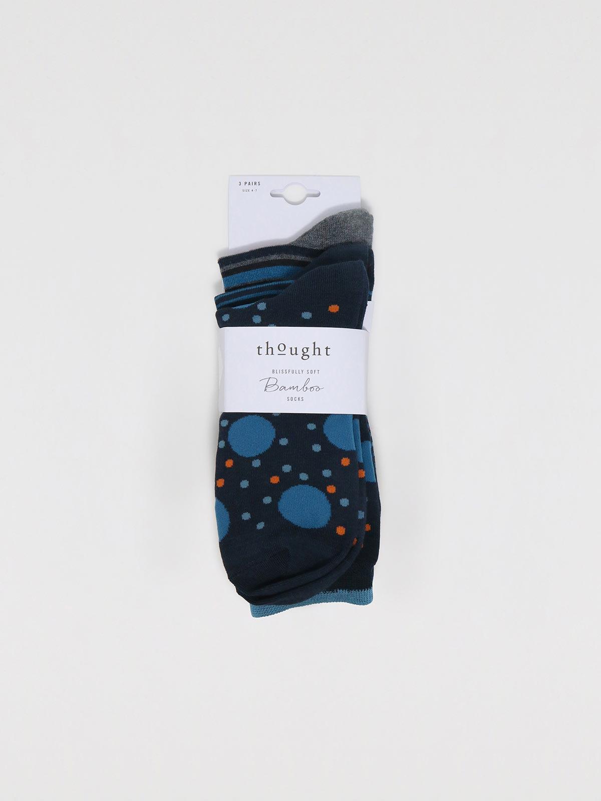 Ebbon Classic Sock Pack - Multi - Thought Clothing UK