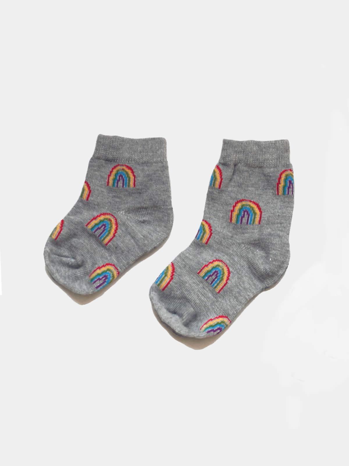 Baby & Me GOTS Organic Cotton Rainbow Socks - Thought Clothing UK