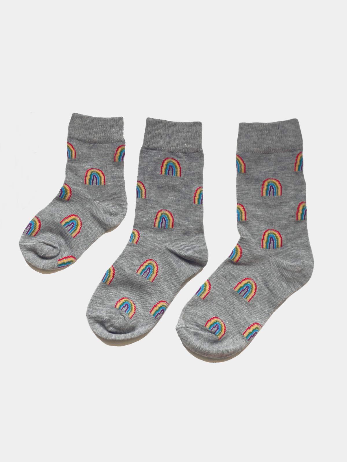 Kids & Me GOTs Organic Cotton Rainbow Socks - Thought Clothing UK