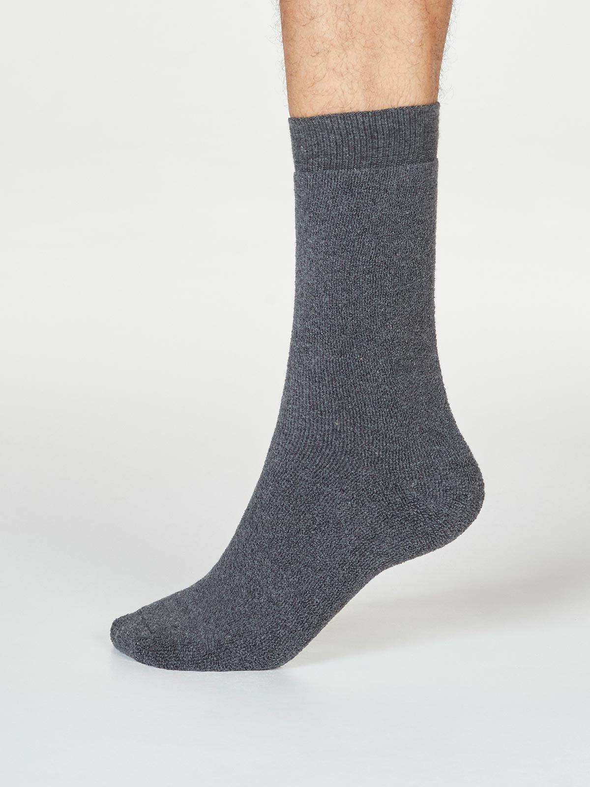 Walker Socks - Dark Grey Marle - Thought Clothing UK