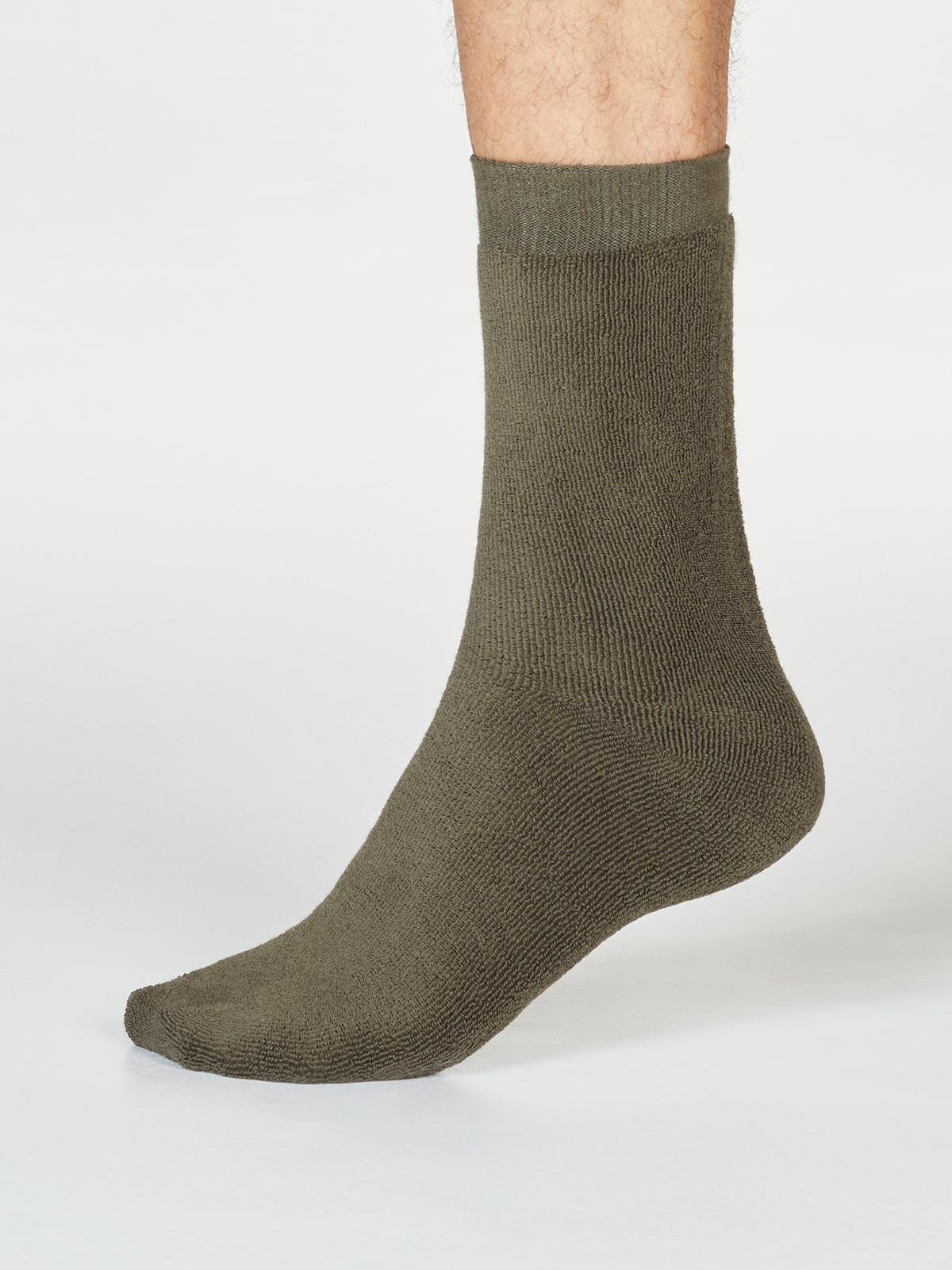 Walker Socks - Walnut Grey - Thought Clothing UK