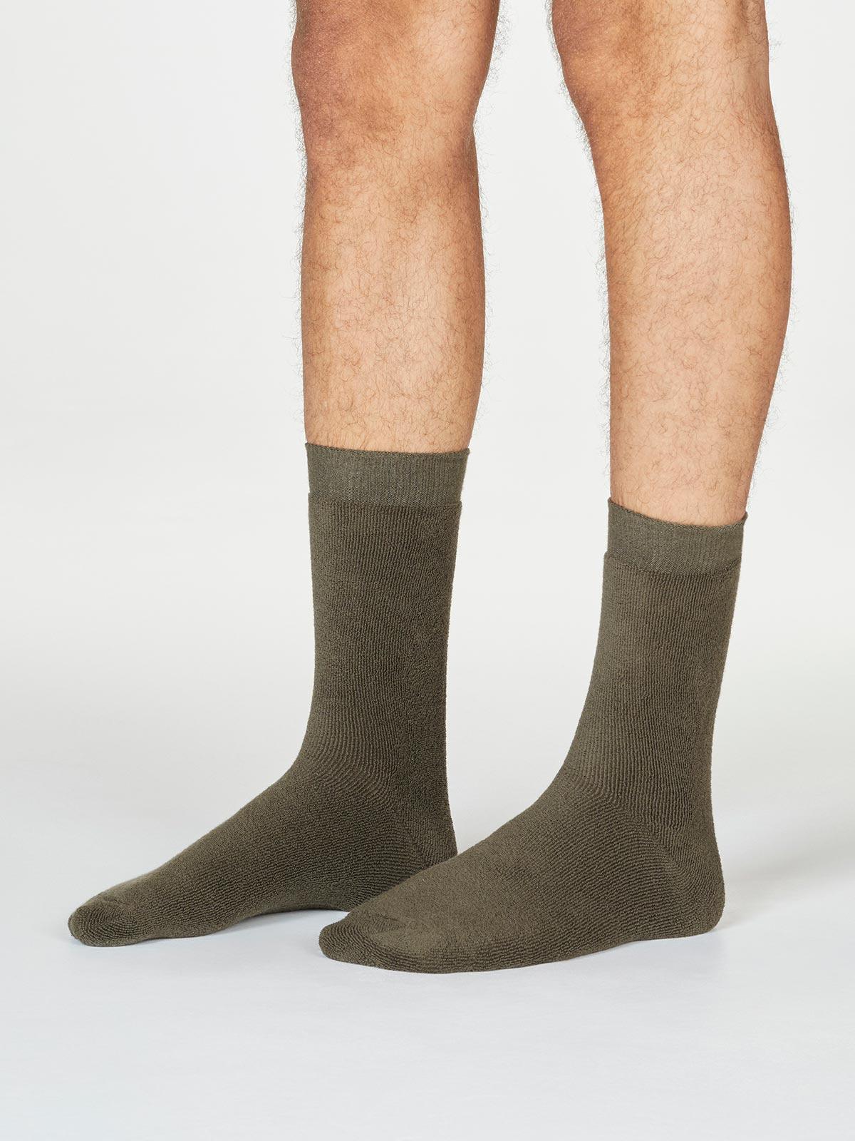 Walker Socks - Walnut Grey - Thought Clothing UK