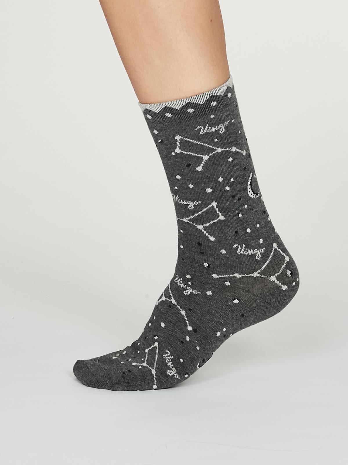 Virgo Zodiac Bamboo Organic Cotton Horoscope Star Sign Socks - Thought Clothing UK