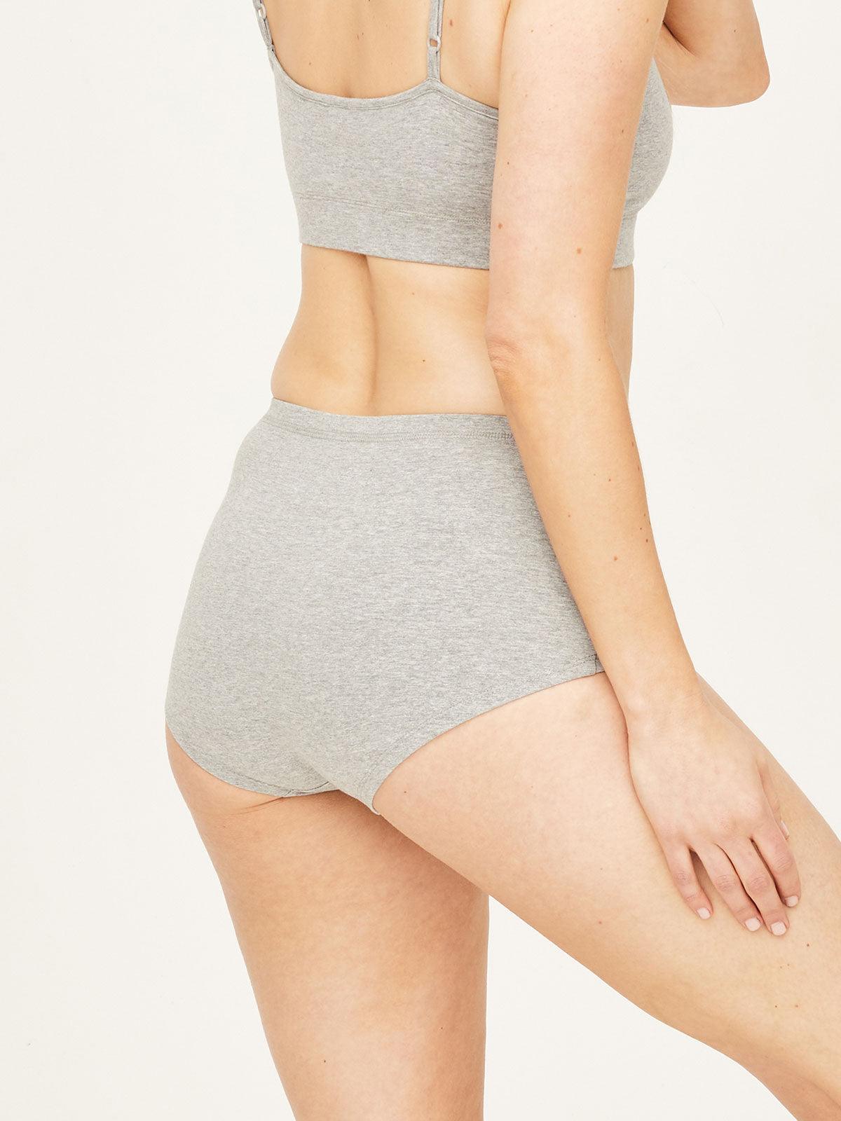 GOTS Organic Cotton High Waisted Jersey Brief - Thought Clothing UK