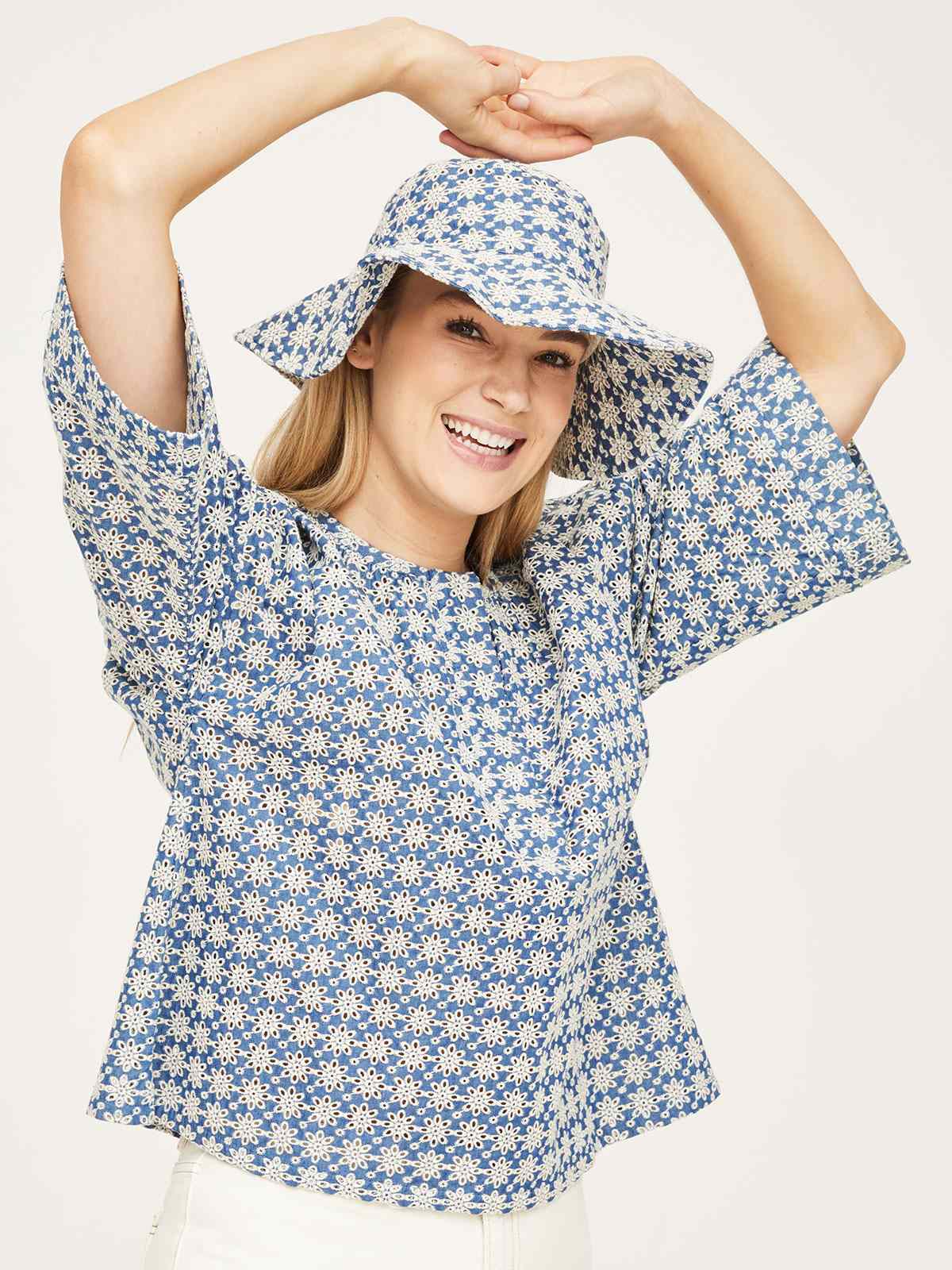 Chambray bucket hat outlet