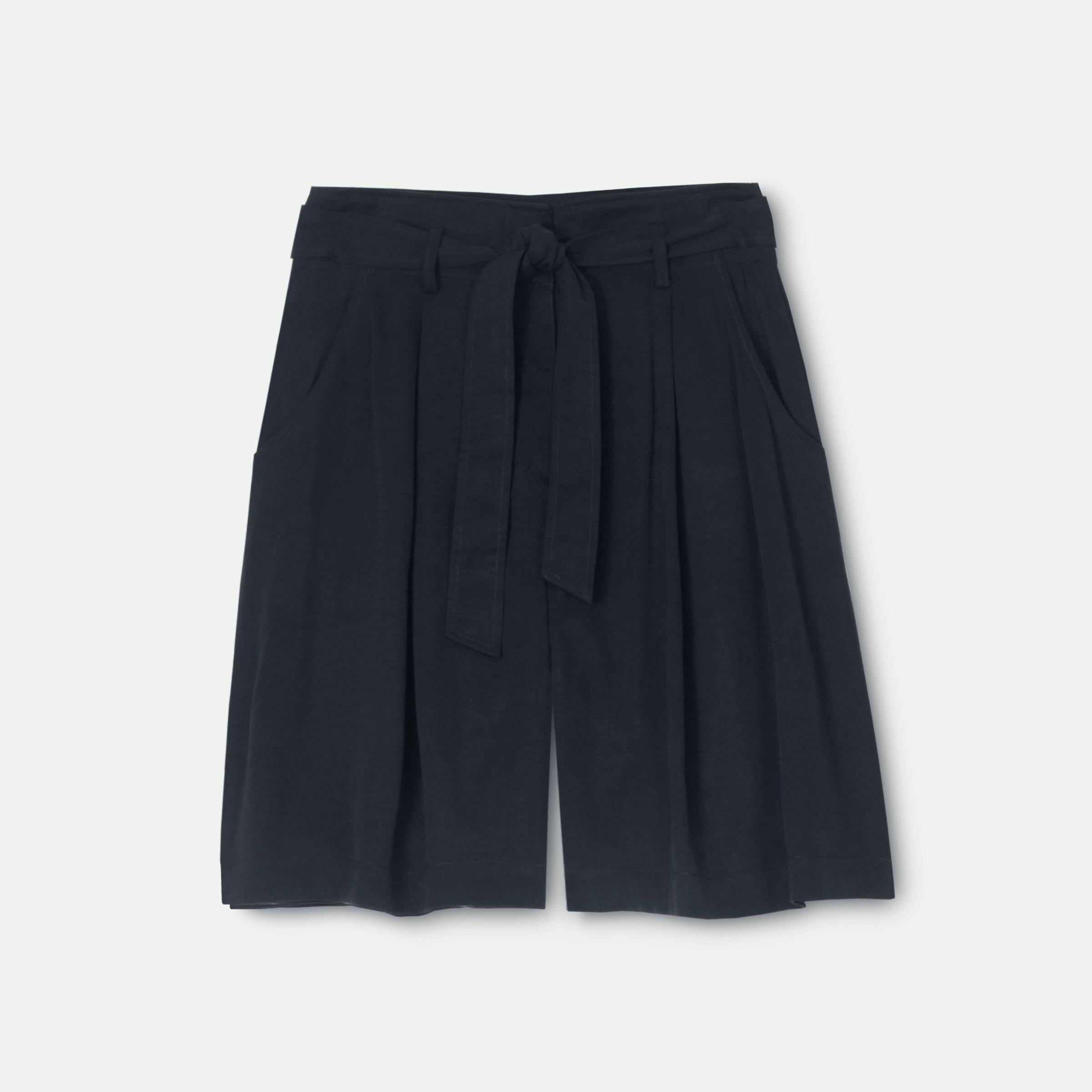 Amorette Tie Waist Tencel™  Bamboo City Shorts - Thought Clothing UK