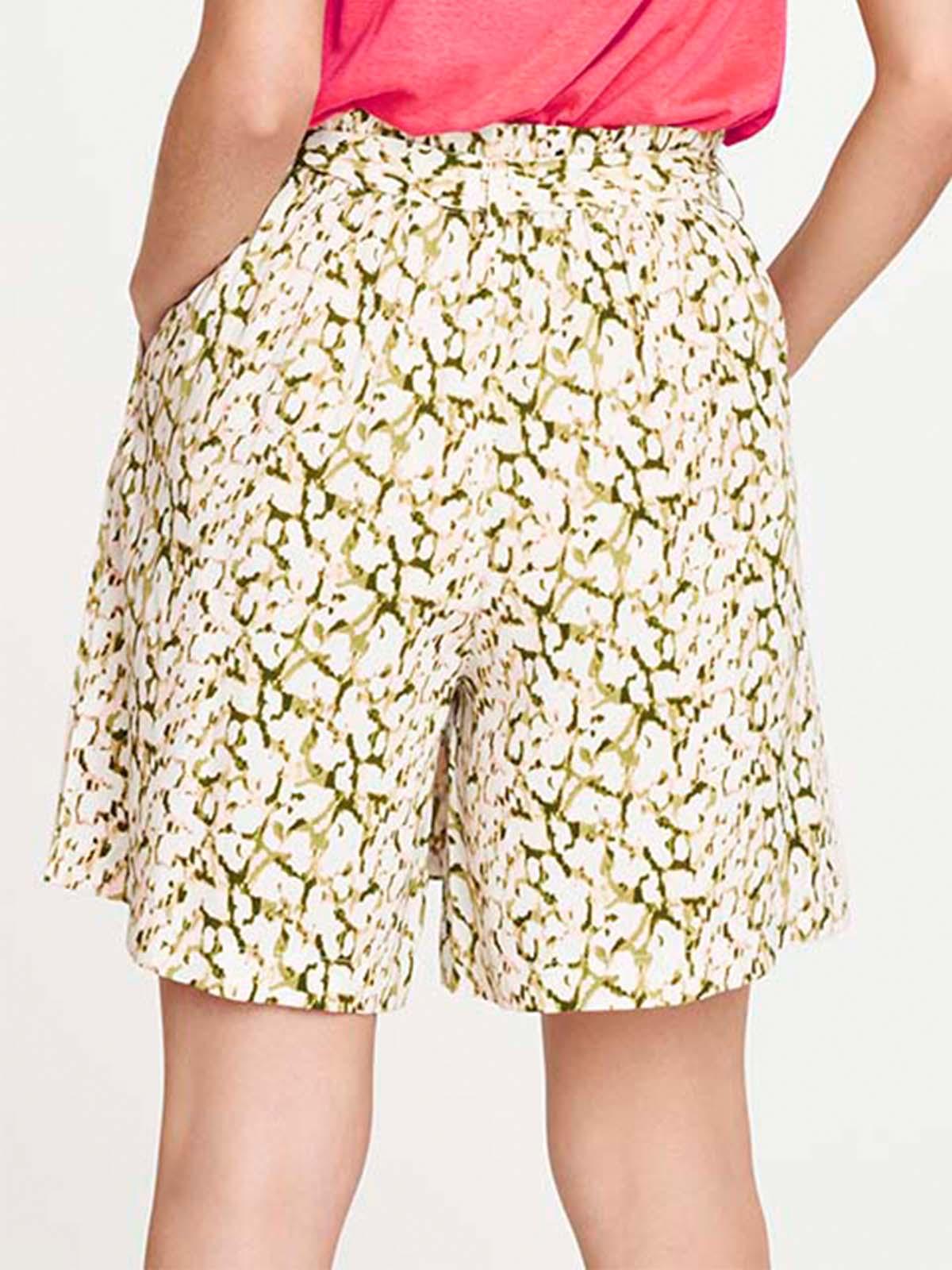 Astras Ecovero™ Printed Wide Leg Shorts - Multi - Thought Clothing UK
