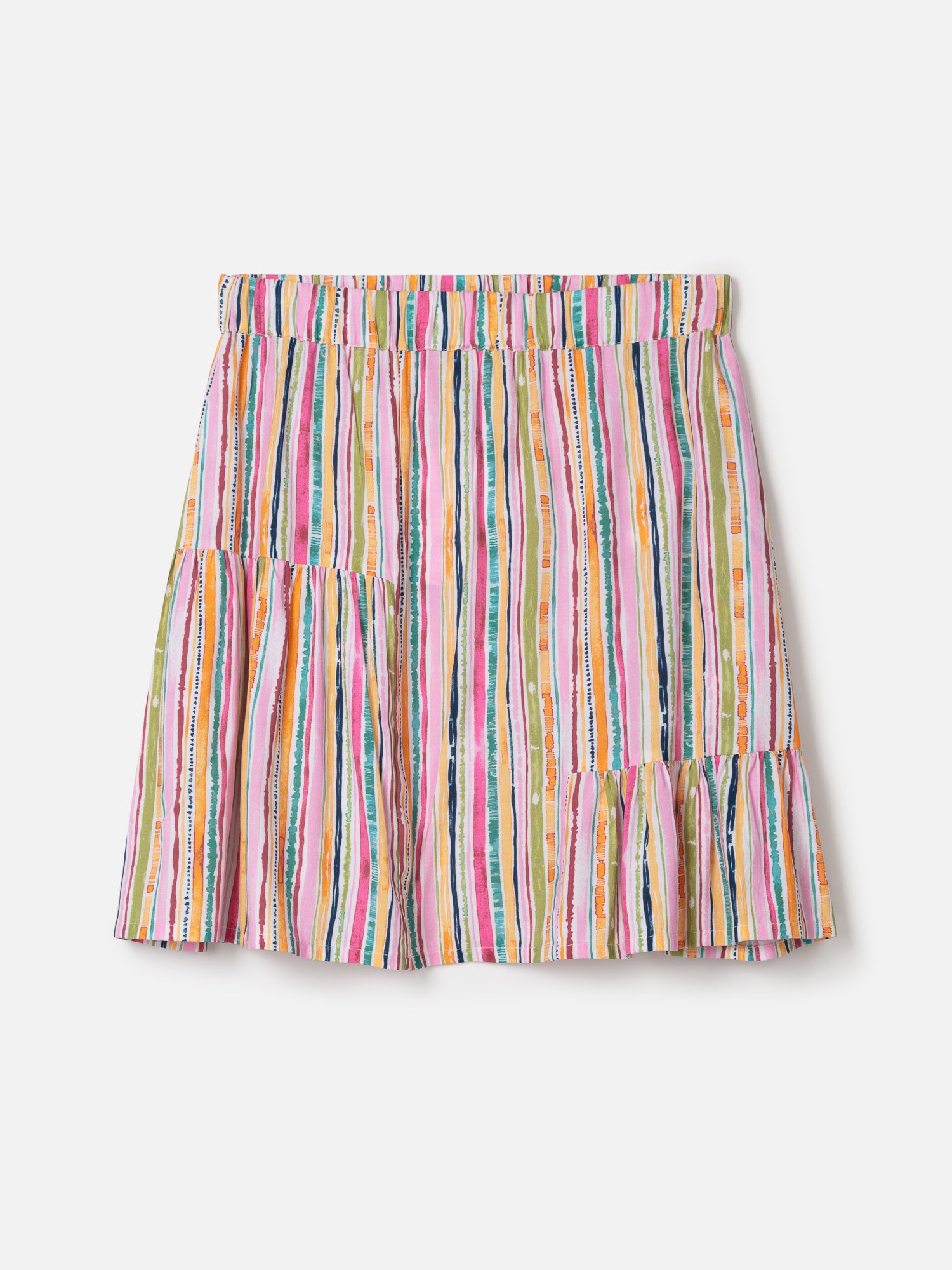 Melinoe Lenzing™ Ecovero™ Striped Mini Skirt - Multi