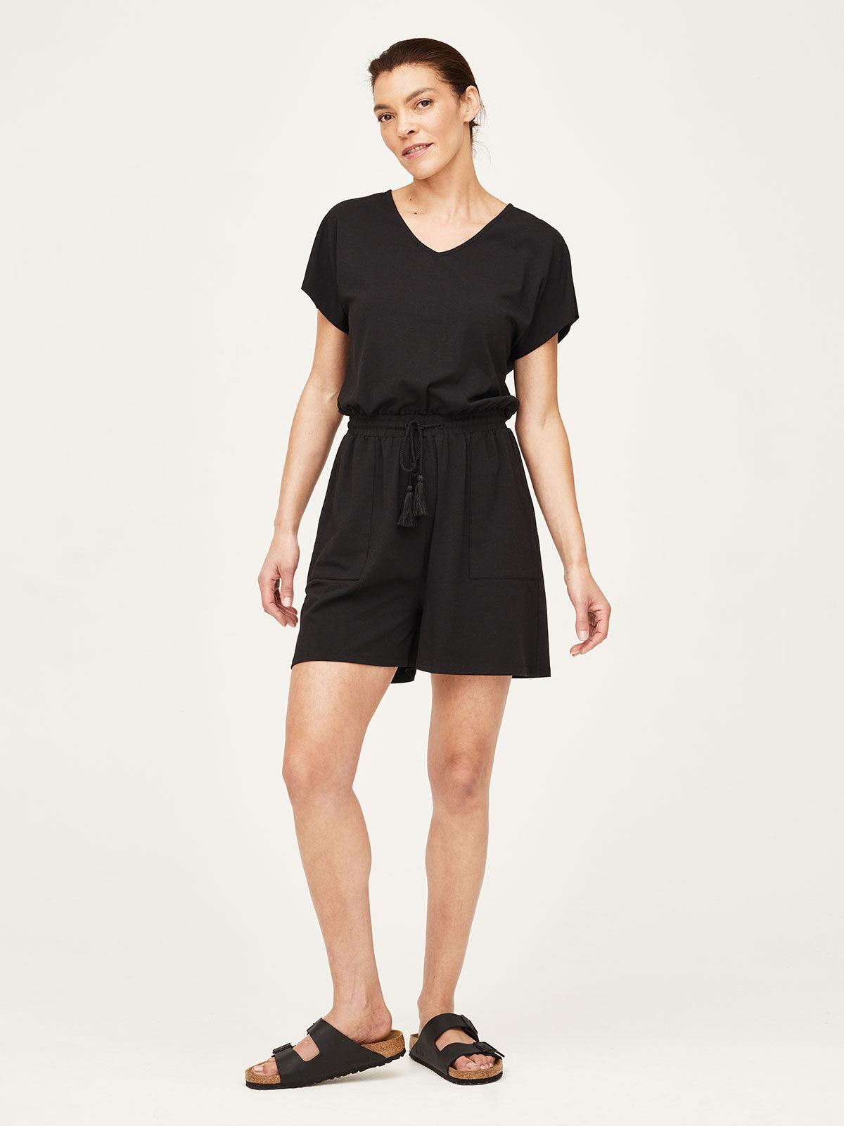 Naomi Tencel™  & Organic Cotton Short Sleeve Playsuit - Thought Clothing UK