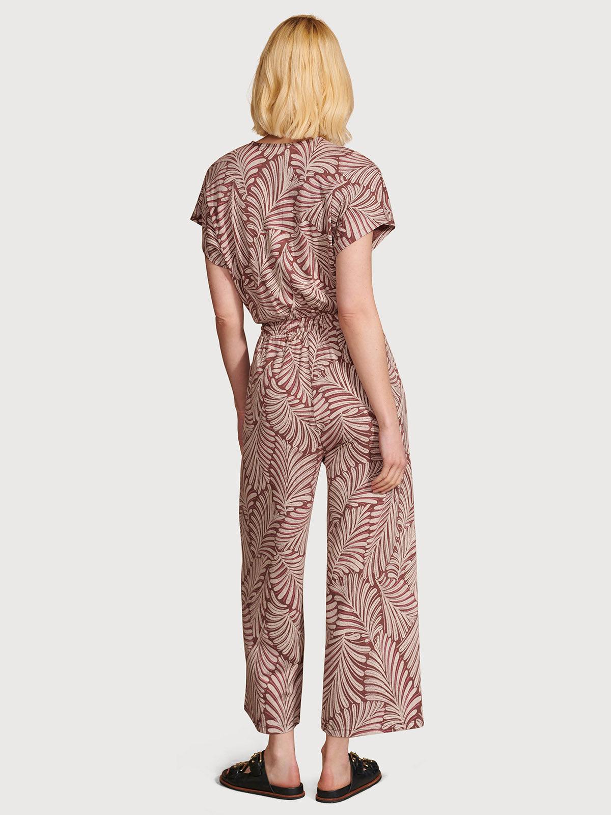 Ivy Palms Tencel™  Wrap Front Jumpsuit - Thought Clothing UK