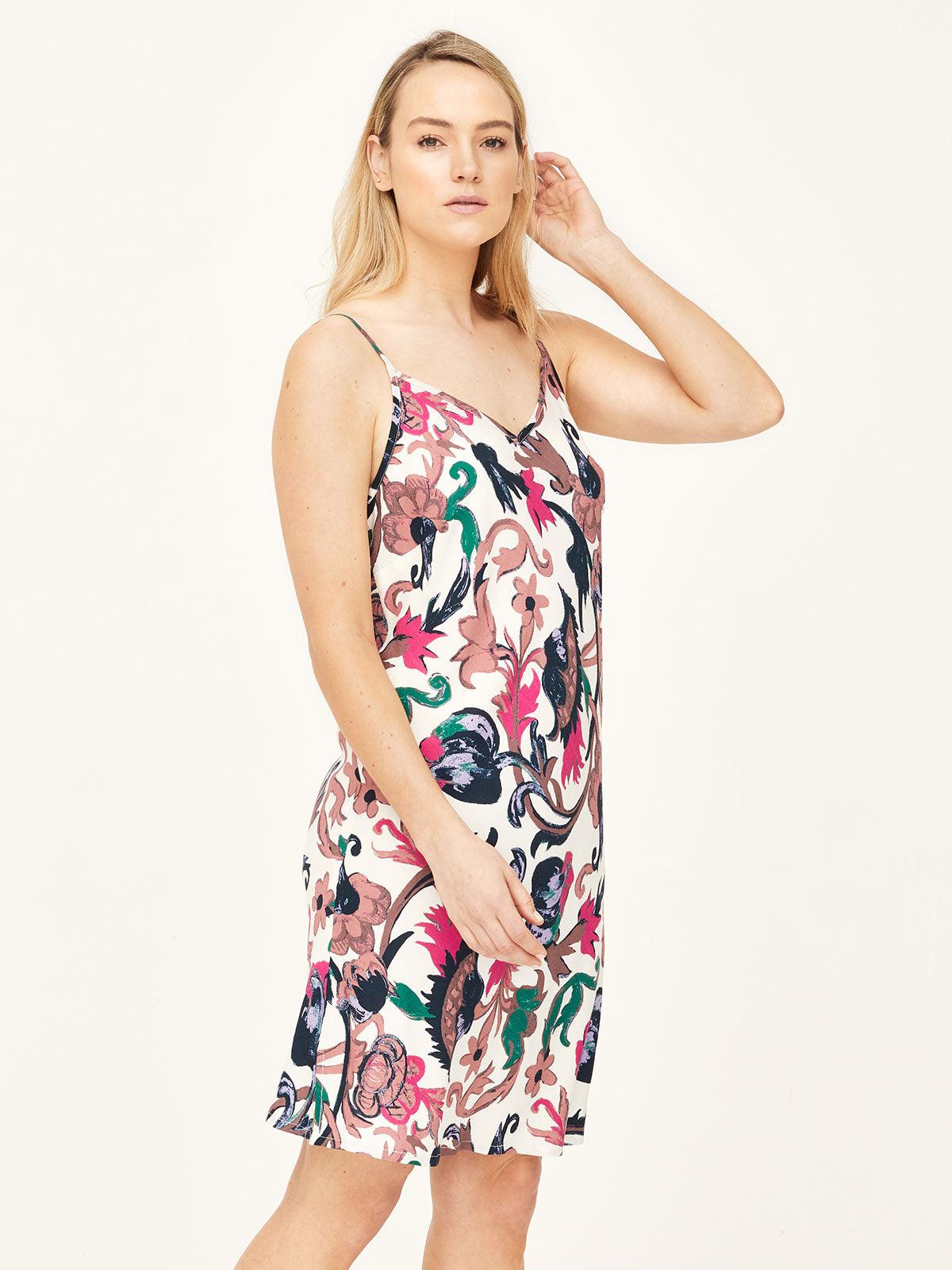 Romeshka Ecovero™  Printed Slip Night Dress - Thought Clothing UK