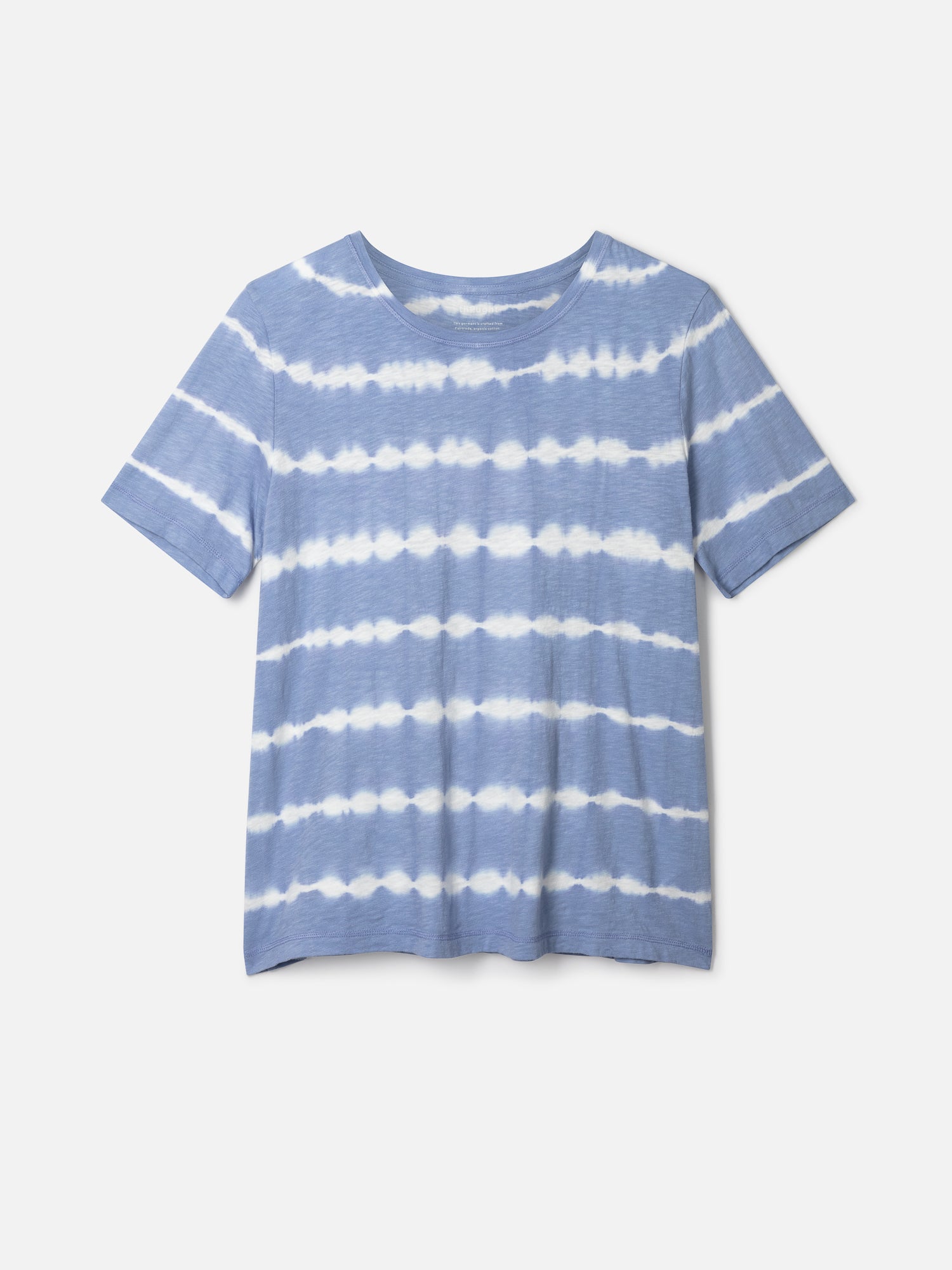 Fairtrade Organic Cotton Tie Dyed T-Shirt - Denim Blue