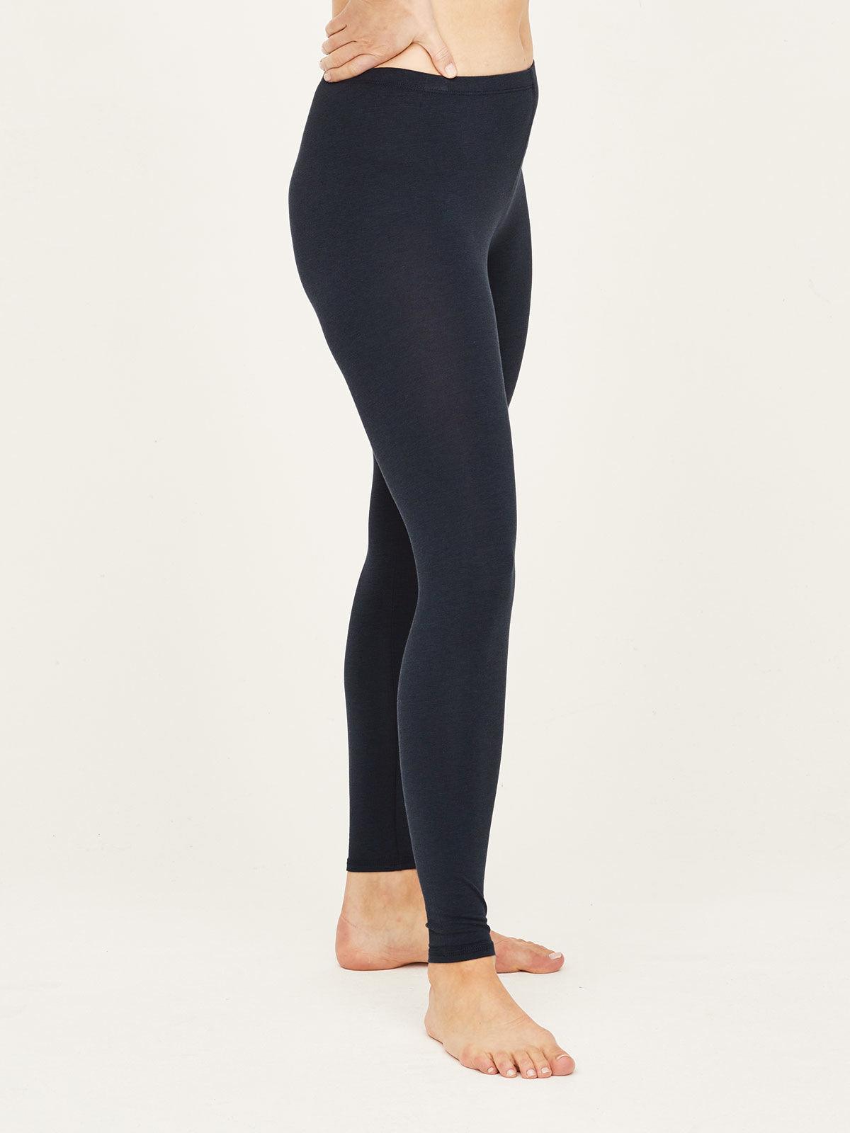 The Bamboo Base Layer Leggings in Midnight Navy