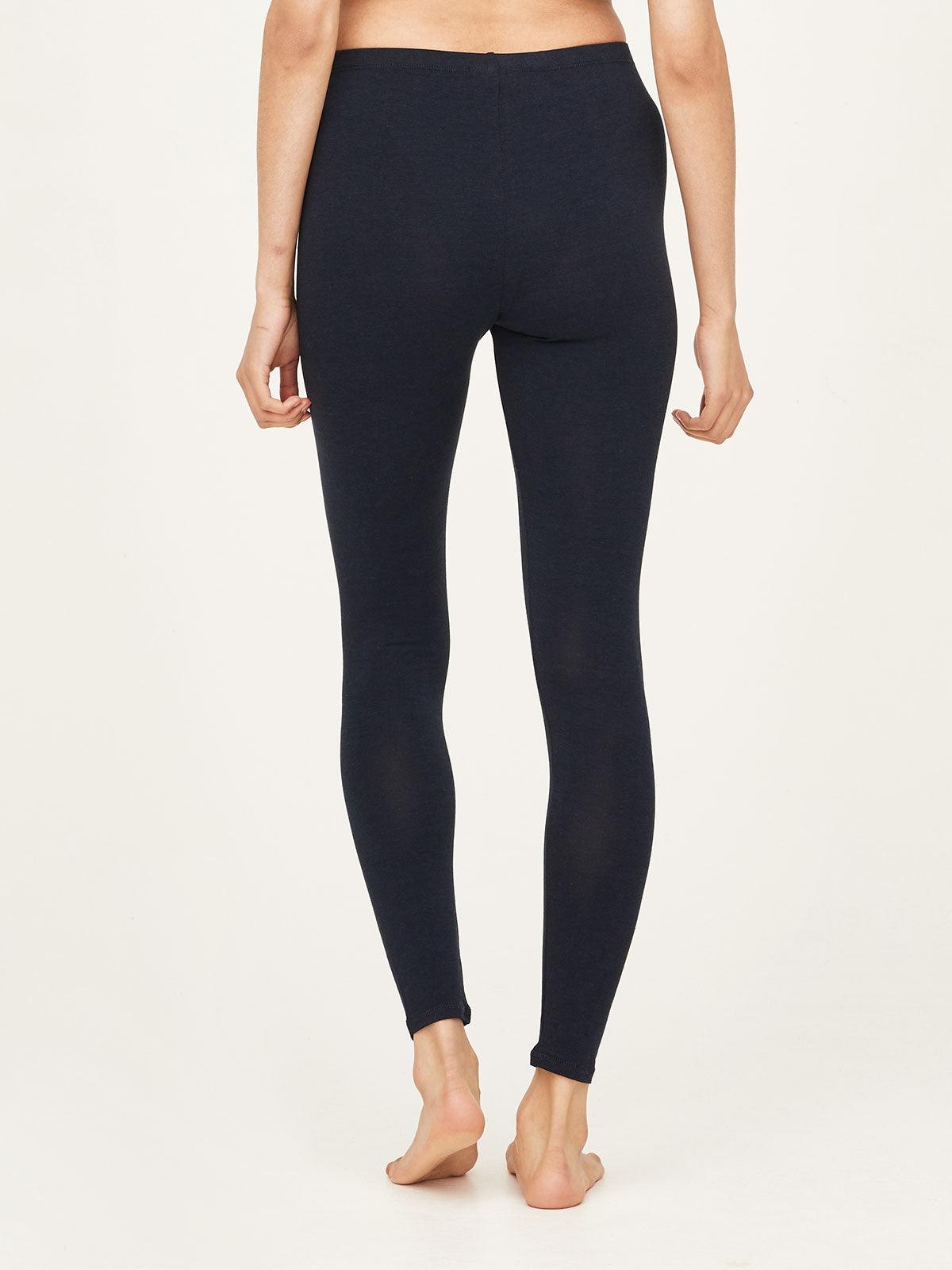 Essential GOTs Organic Cotton Leggings - Navy - Thought Clothing UK
