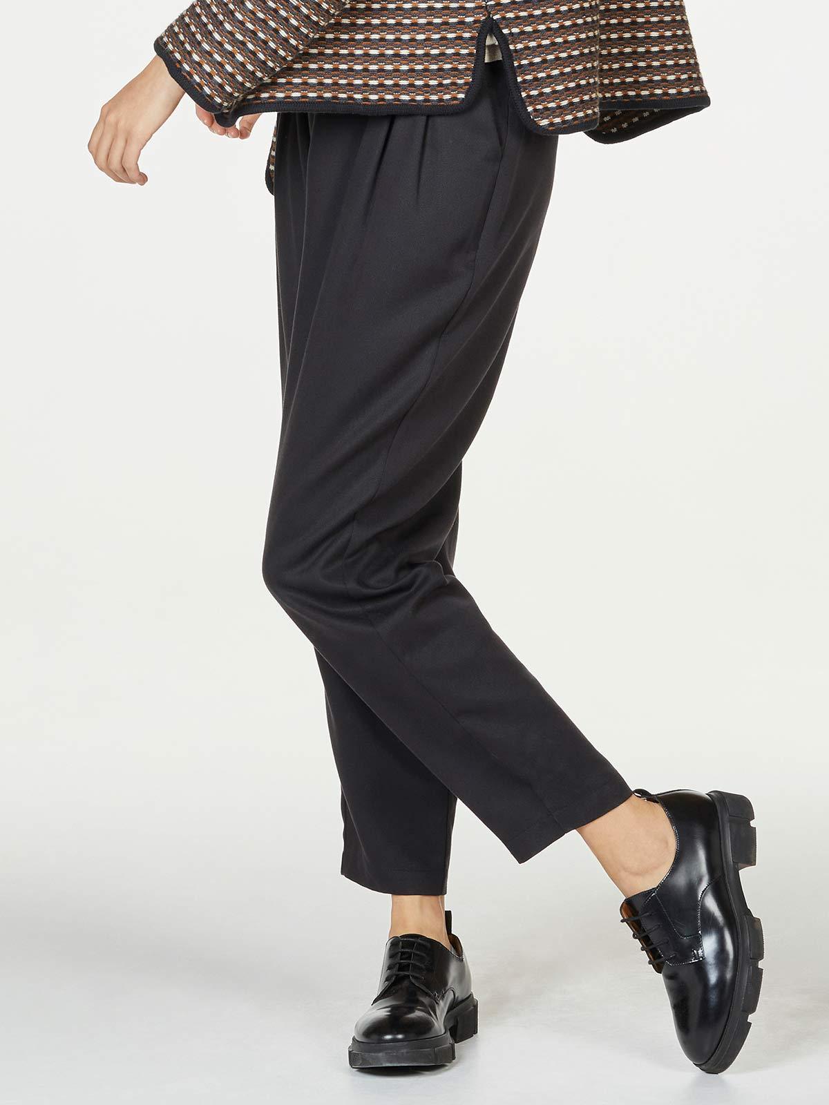Kittie Tencel™  Wool Pleated Trouser - Thought Clothing UK