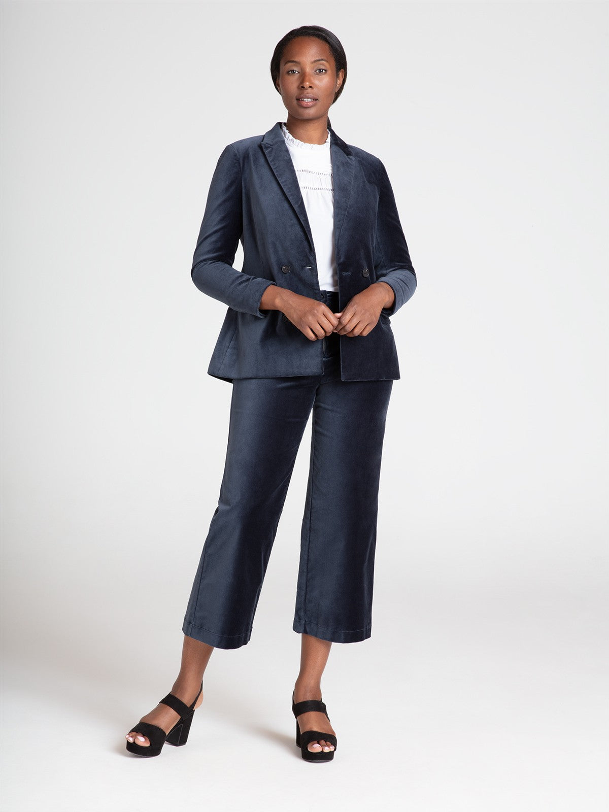 Namu Shop  Toogood The Etcher Trouser  Ink Cotton Velvet
