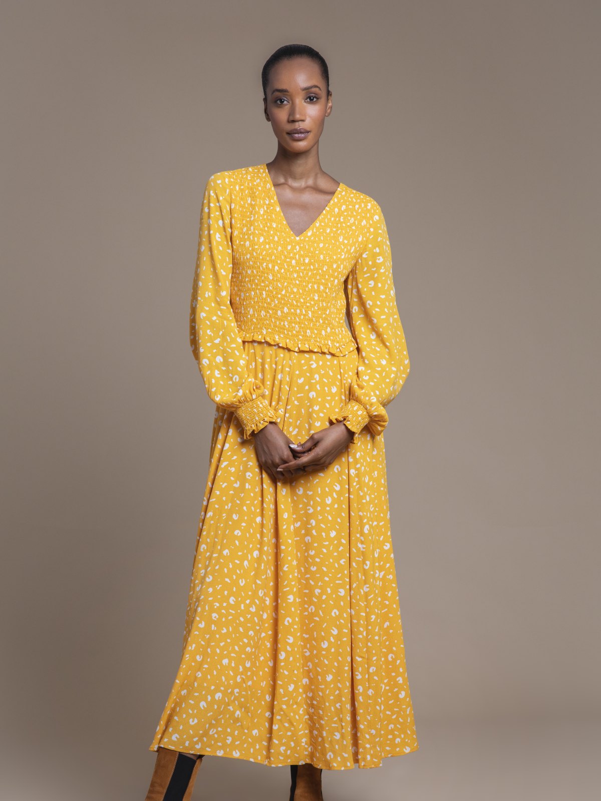 Kismet Lenzing™ EcoVero™ Maxi Dress - Corn Yellow