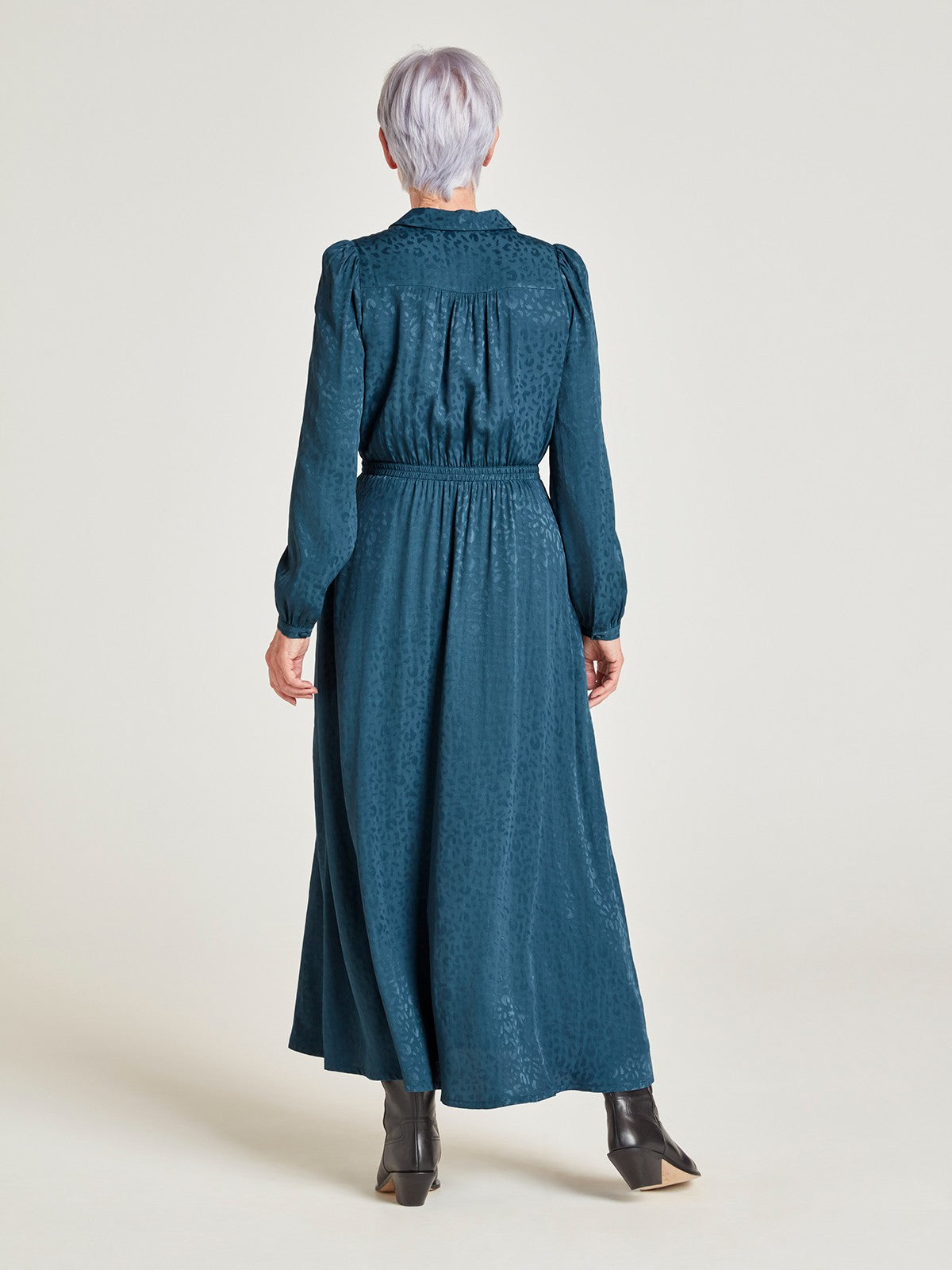 Aylin Lenzing™ EcoVero™ Midi Dress - Slate Blue