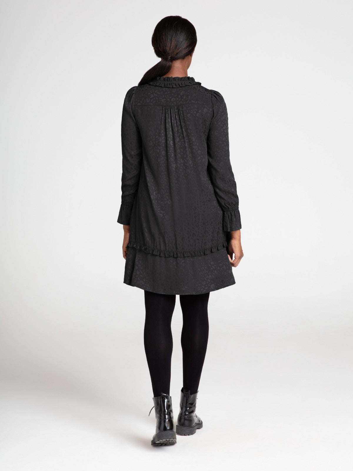 Aylin Lenzing™ Ecovero™ Shift Dress - Black